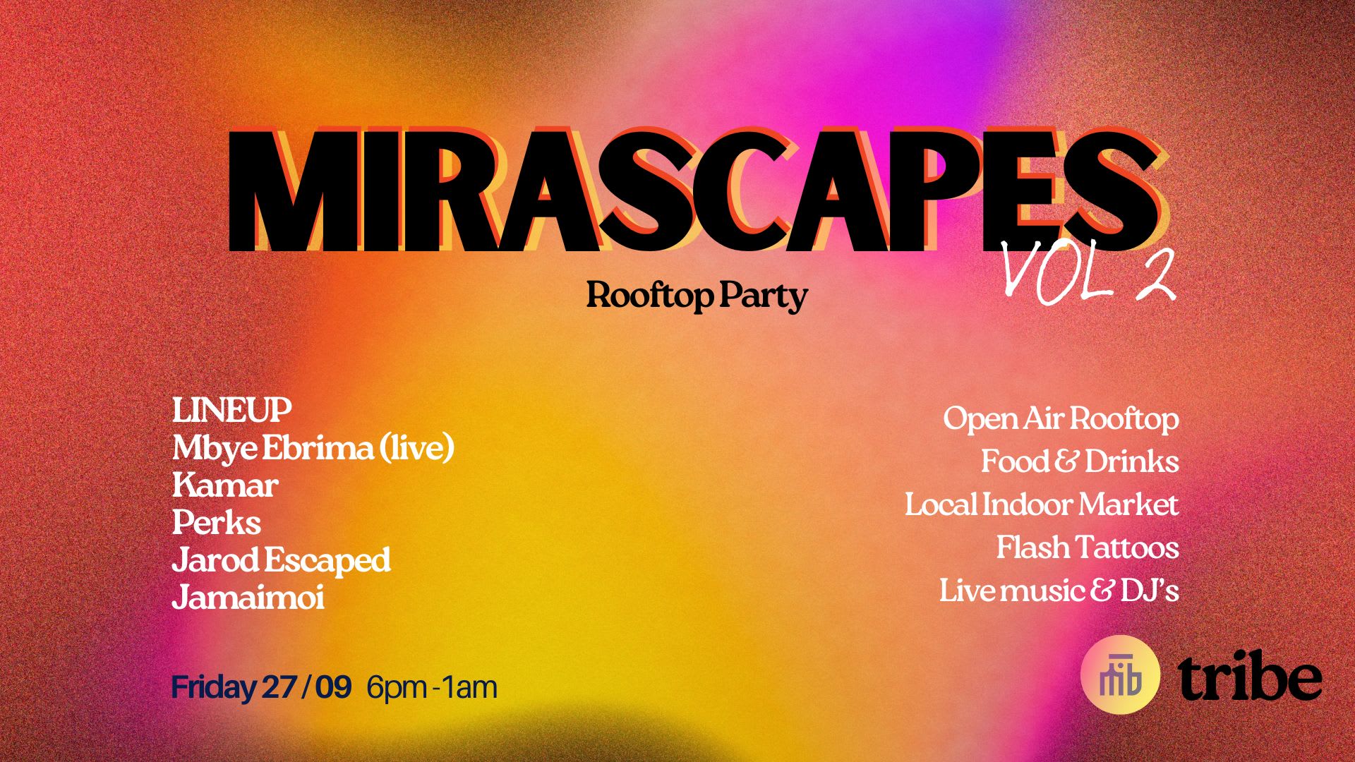 Mirascapes  Vol. 2 - Sunset Rooftop Party Cover