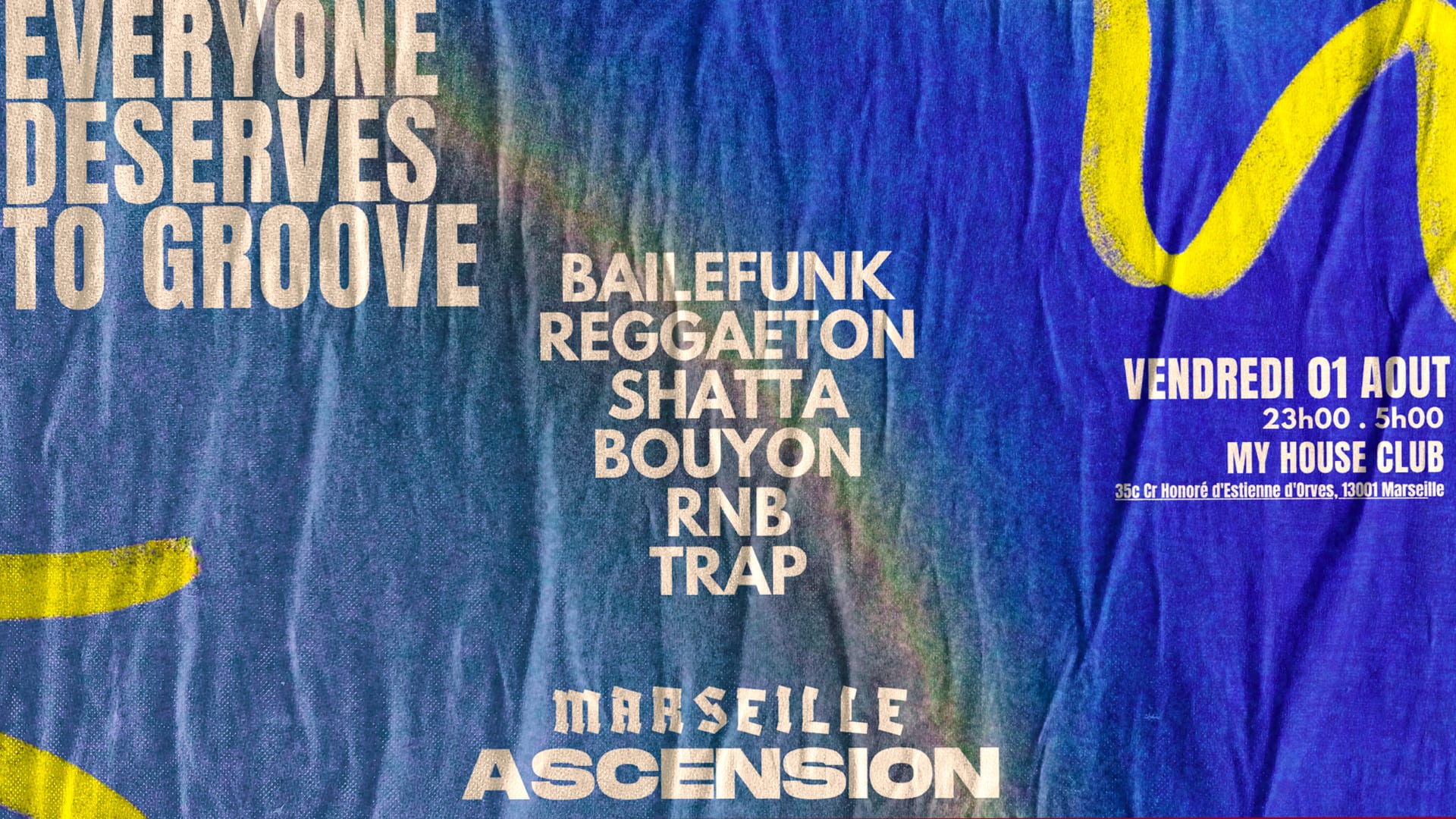 Ascension Paris - Everyone Deserves To Groove @Marseille Cover