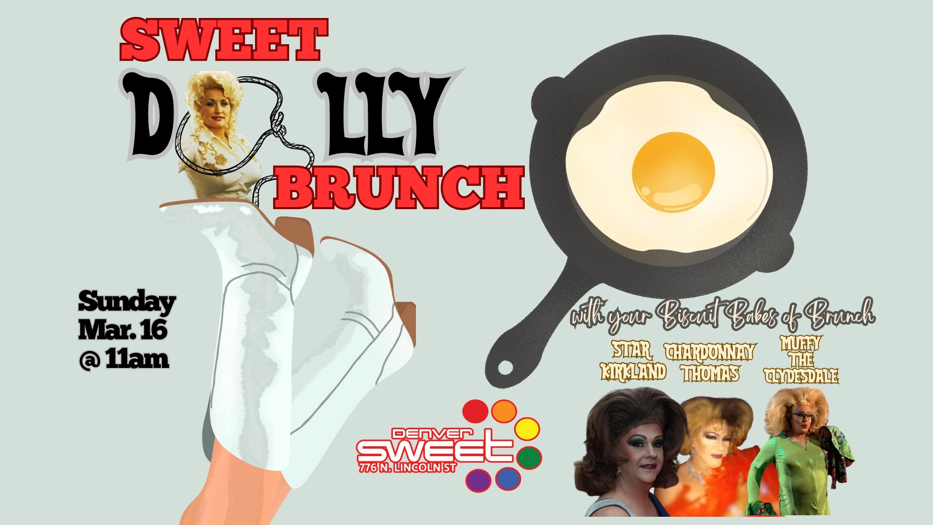 Sweet Dolly Brunch (W/ Star Kirkland)- No Cover 3/16 Cover