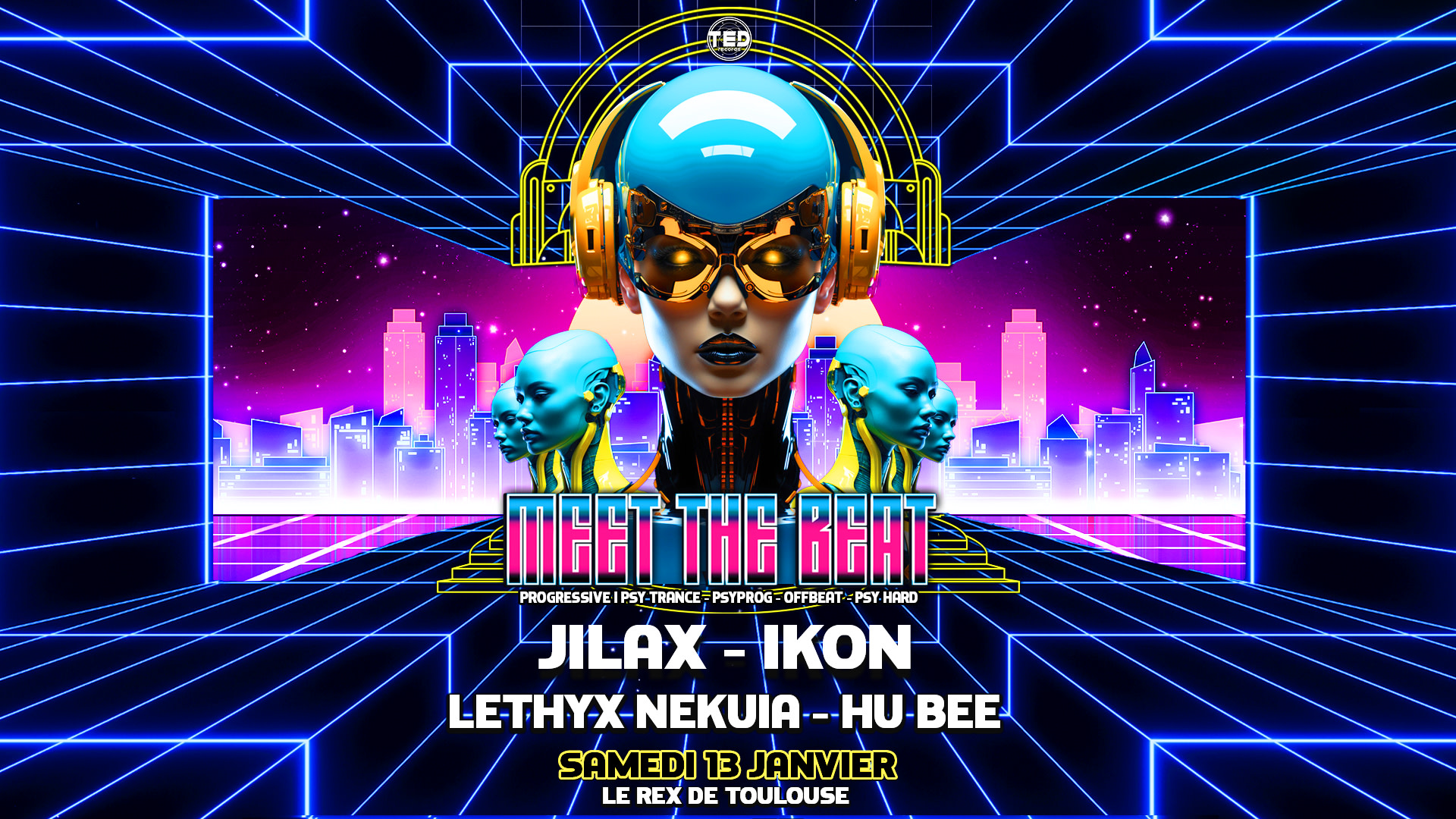 Meet The Beat #13 W. Jilax - Ikon - Lethyx Nekuia - Hu Bee Cover
