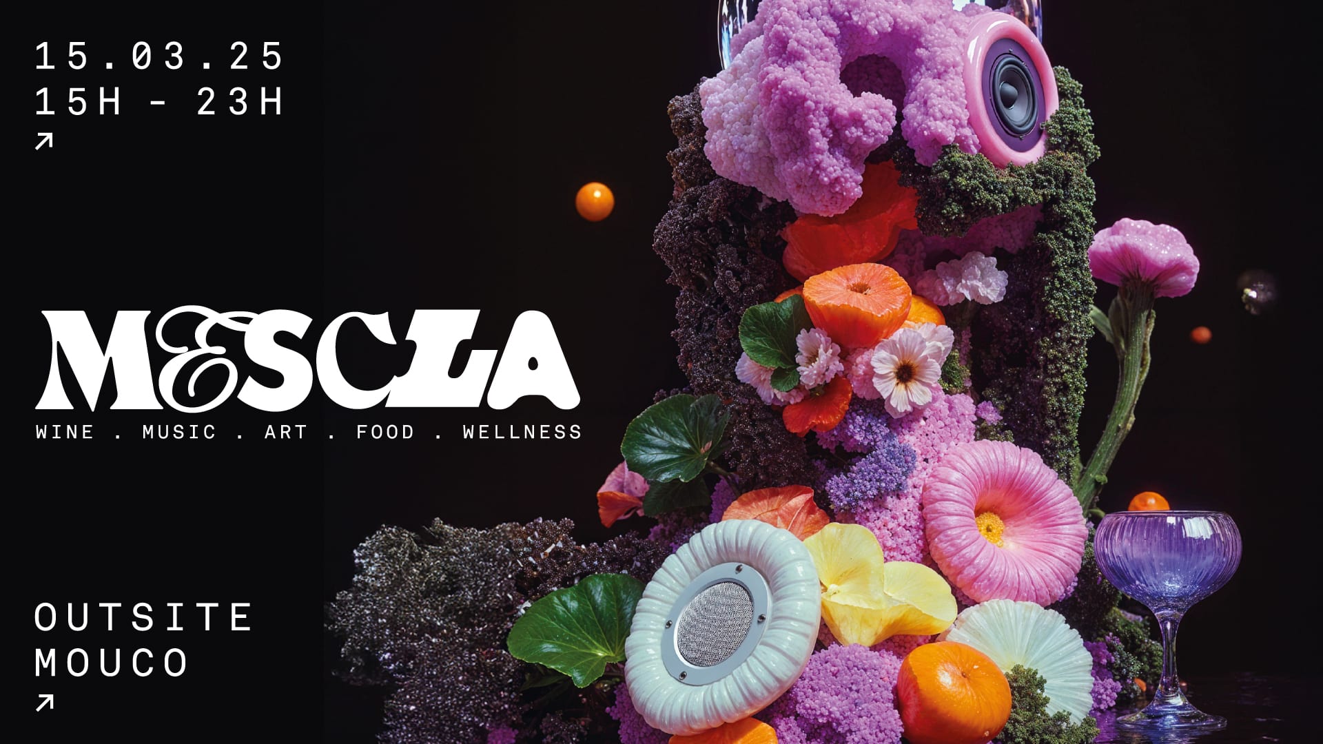Mescla - Wine + Music + Art + Food + Wellbeing Cover
