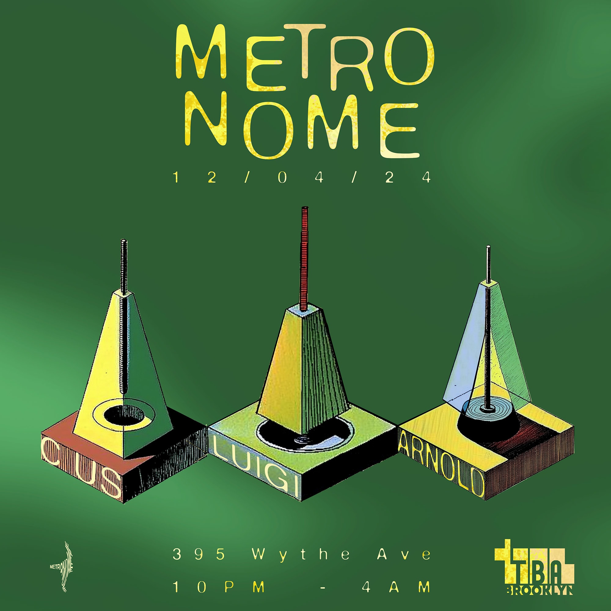 Metronome: Arnold, Luigi Sambuy, C Us Cover