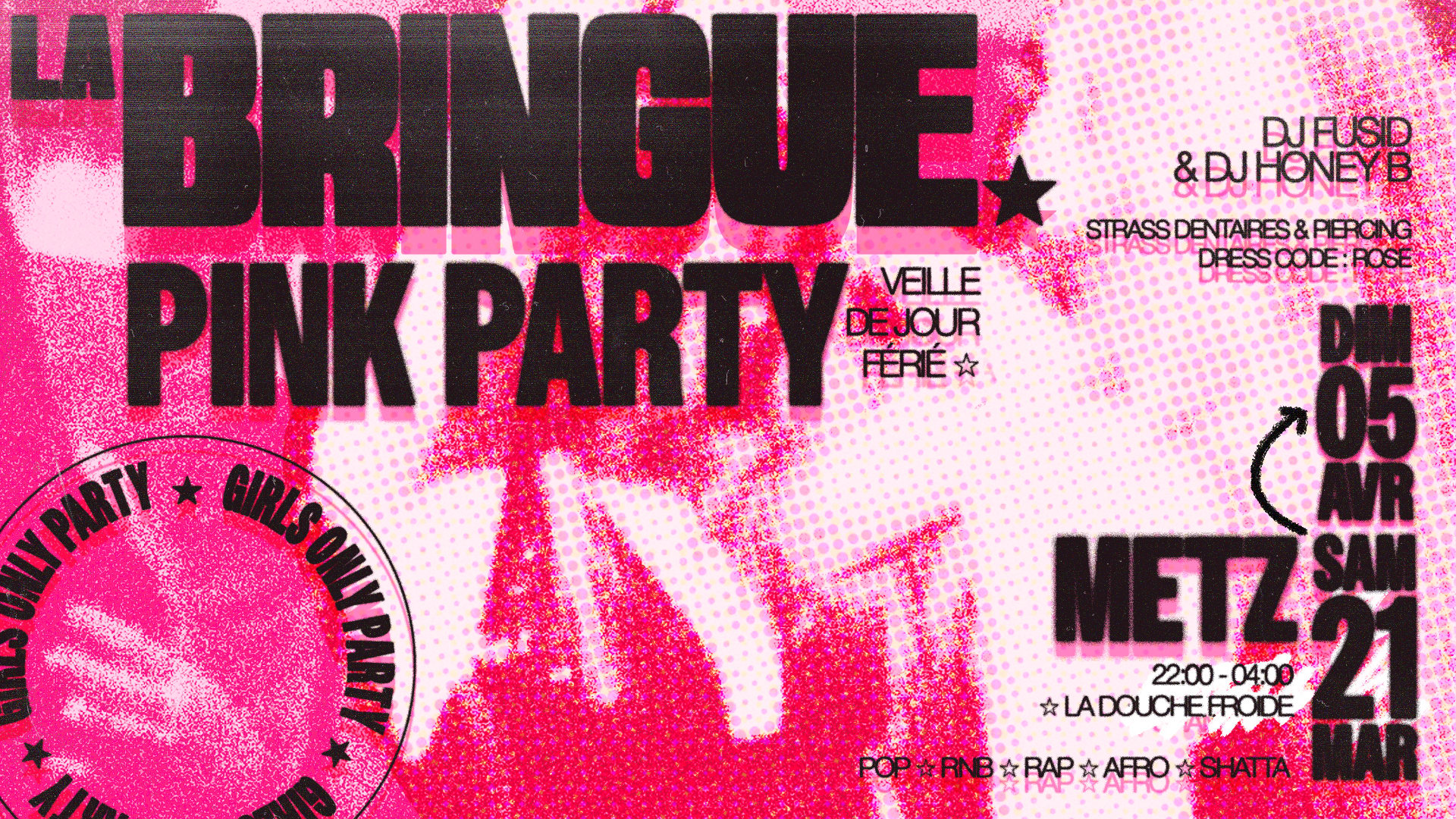 La Bringue - Pink Party - Metz Cover