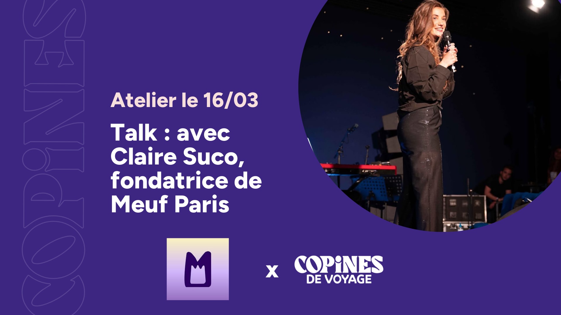 Talk : Avec Claire Suco, Fondatrice De Meuf Paris Cover
