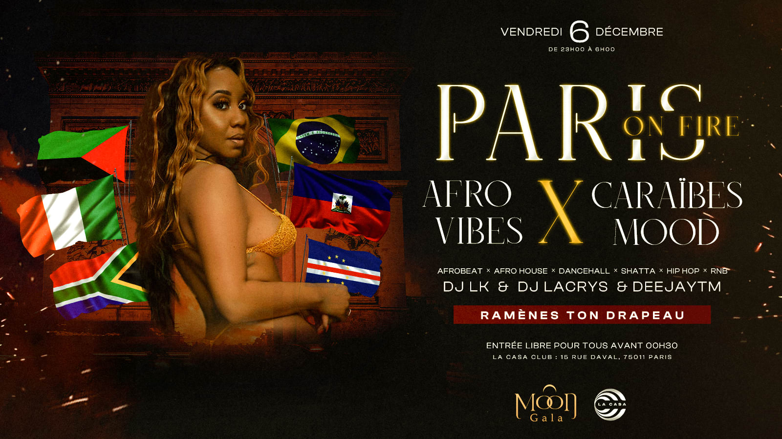 Paris On Fire : Afro Vibe X Caraïbes Mood Cover