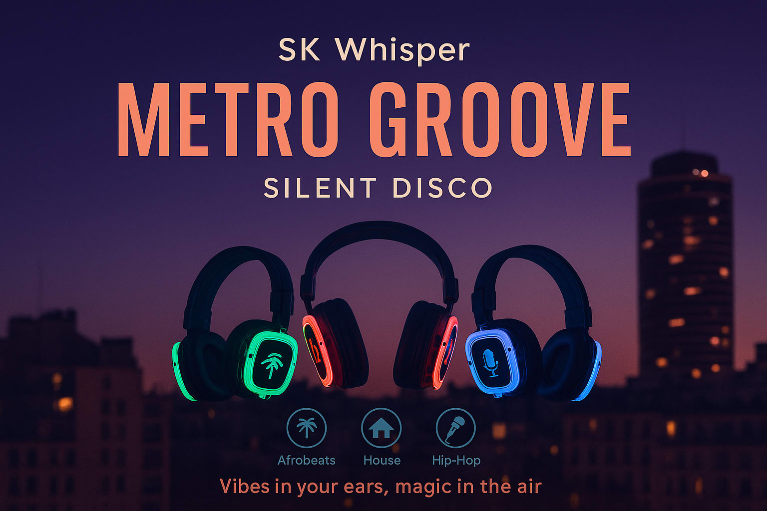 Sk Whisper Silent Disco — Metro Groove Cover