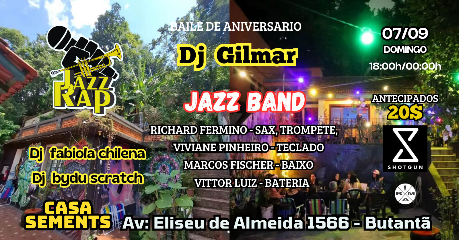 Jazz Rap Aniversaio Dj Gilmar S.N.J Cover
