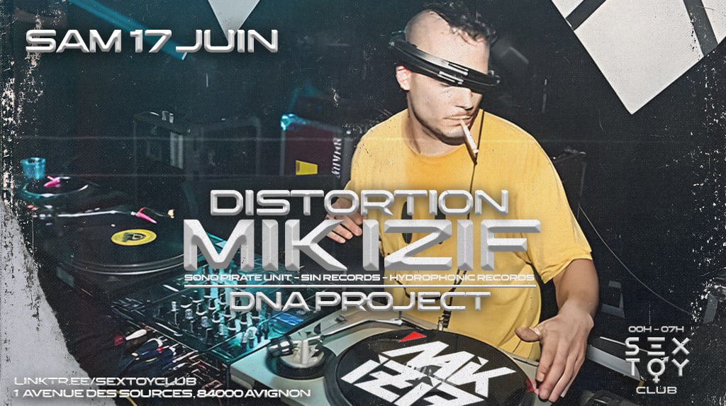 Distorsion #2 W/ Mik Izif + Dna Project Au Sextoyclub Cover
