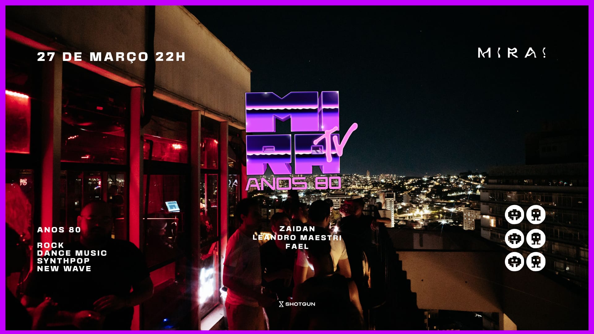 Miratv Anos 80 27/03 - 22h Cover