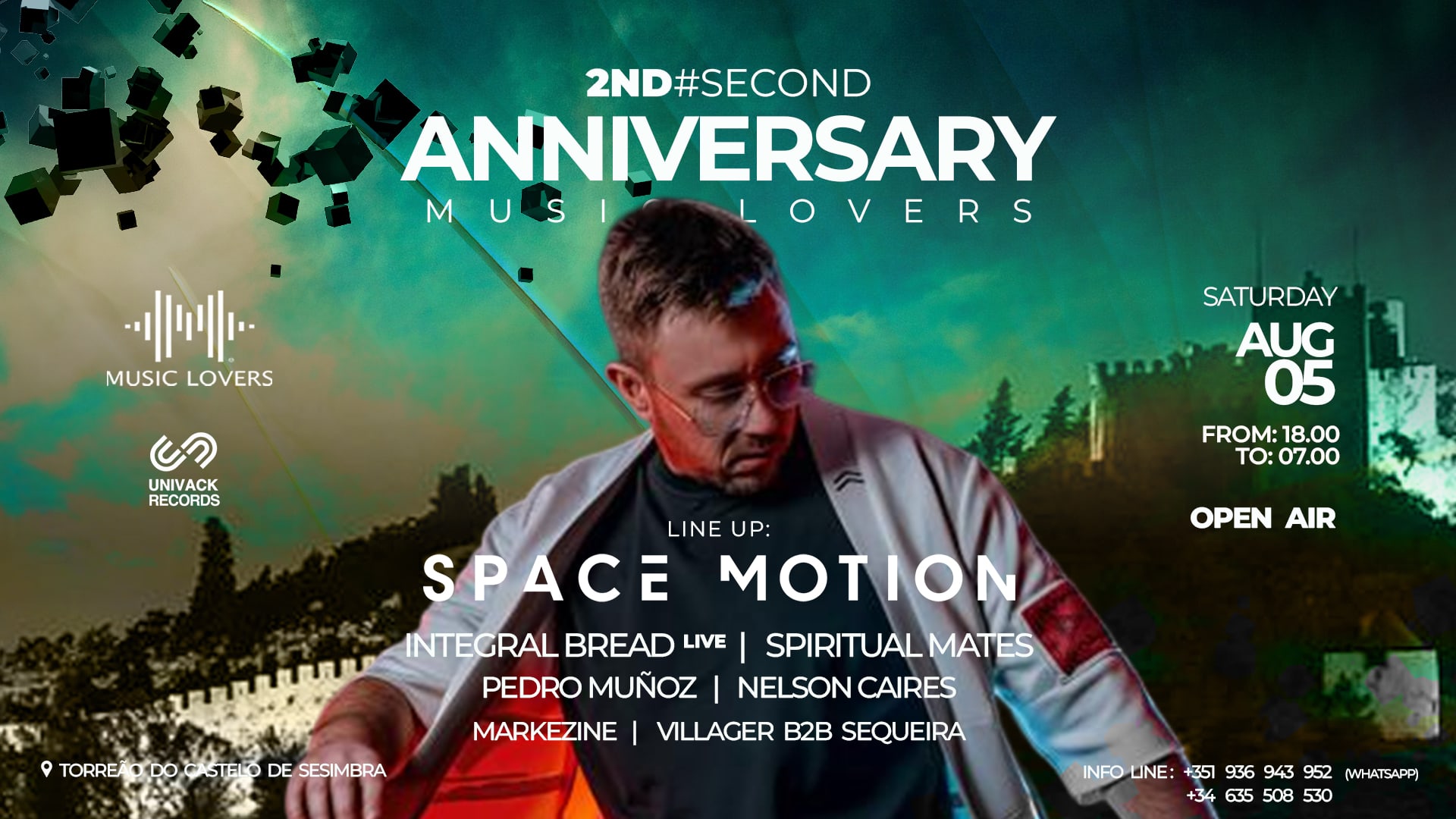 Music Lovers 2nd Anniversary With Space Motion Cover