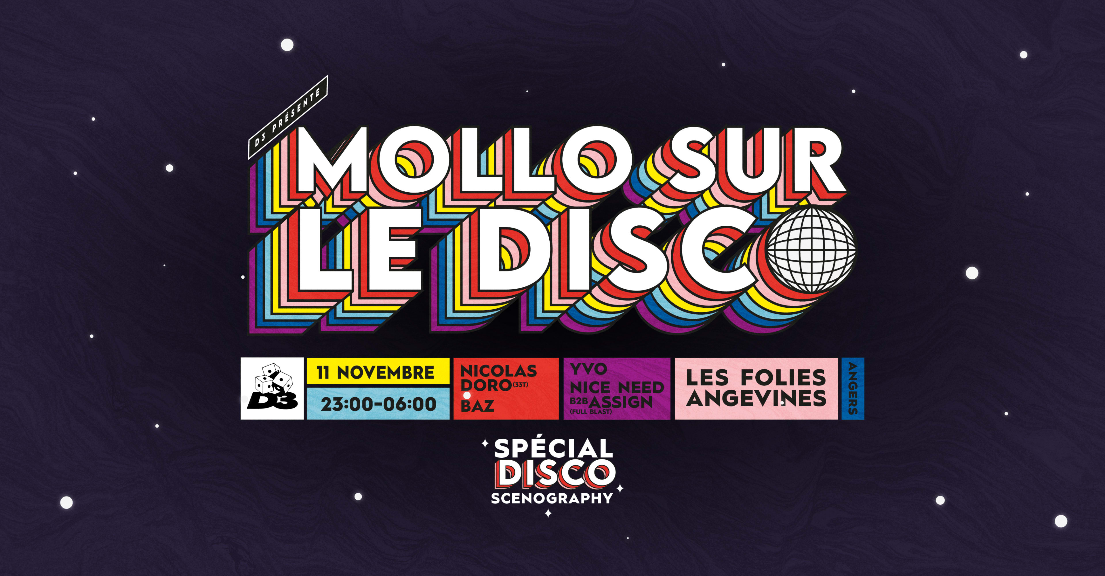 D3 : Mollo Sur Le Disco With Baz Cover