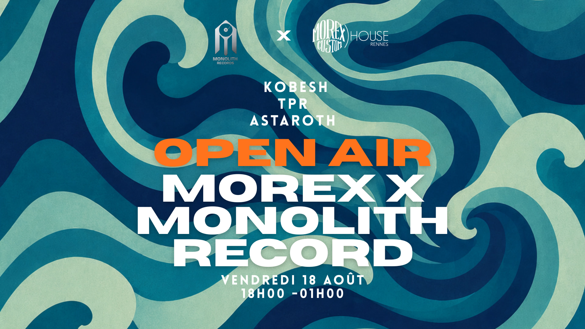 Monolith Records // Open Air // Morex Custom House Cover
