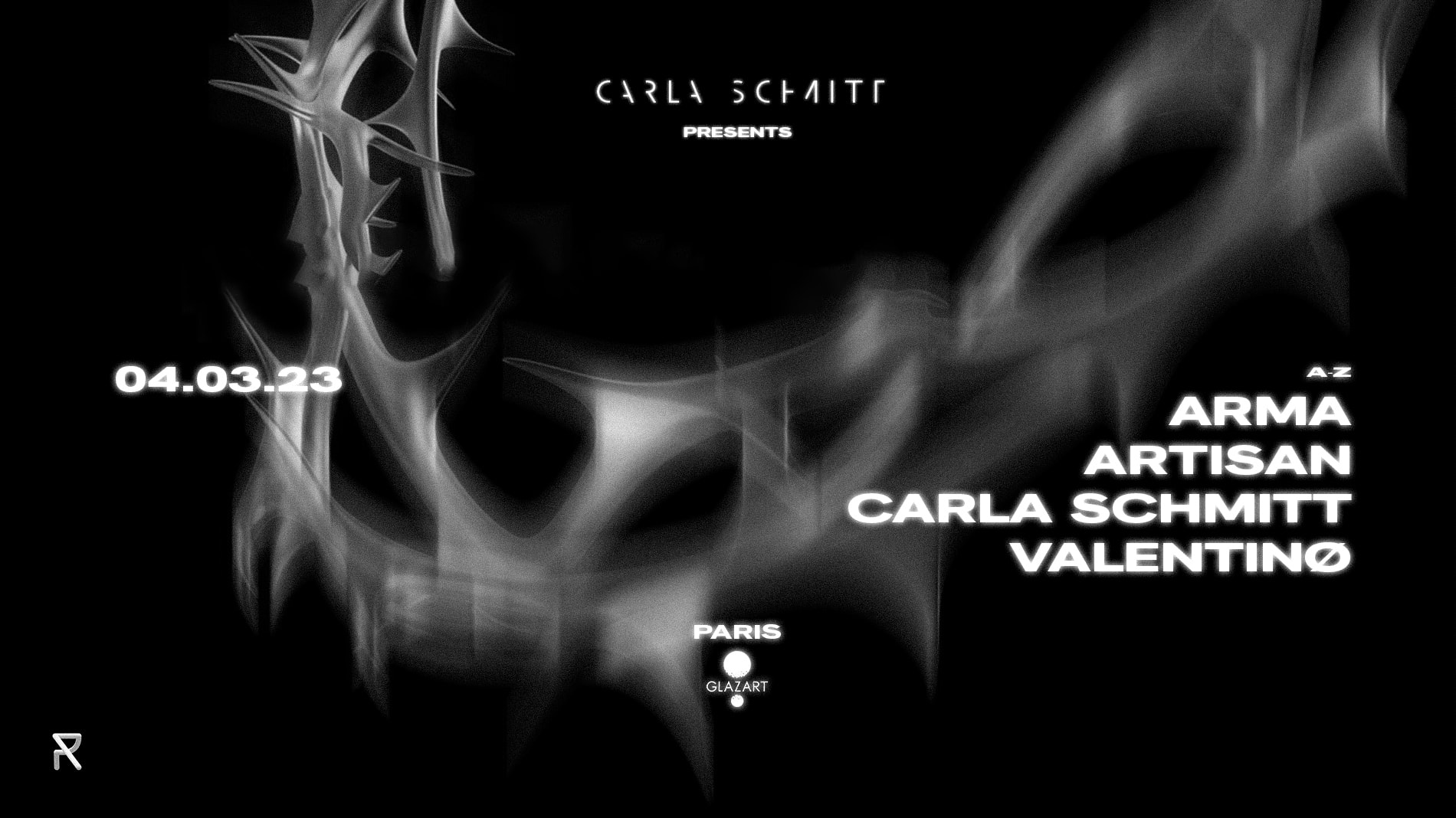 Carla Schmitt Invite : Arma, Artisan, Valentinø Cover