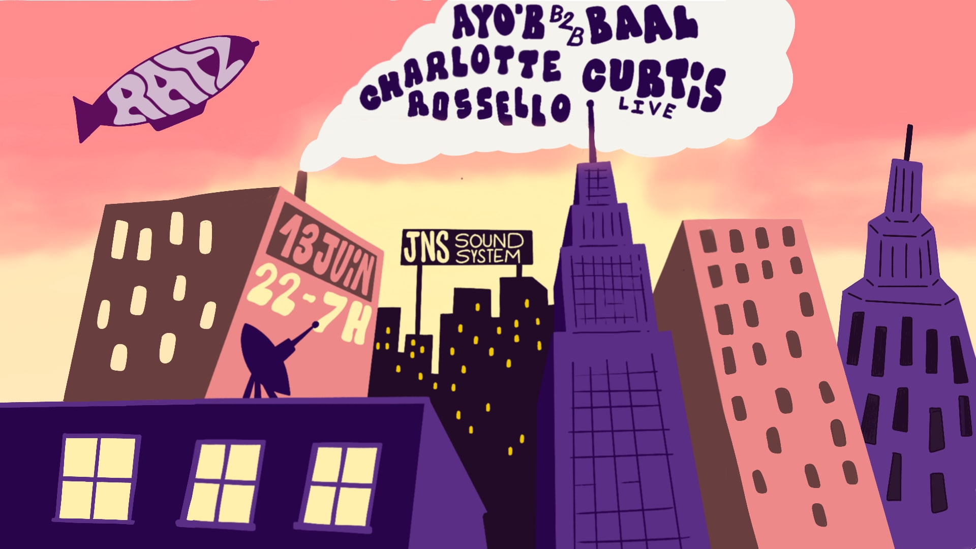 Les Ratz Invitent Charlotte, Curtis Live, Ayo'b & Baal Au Ms Cover