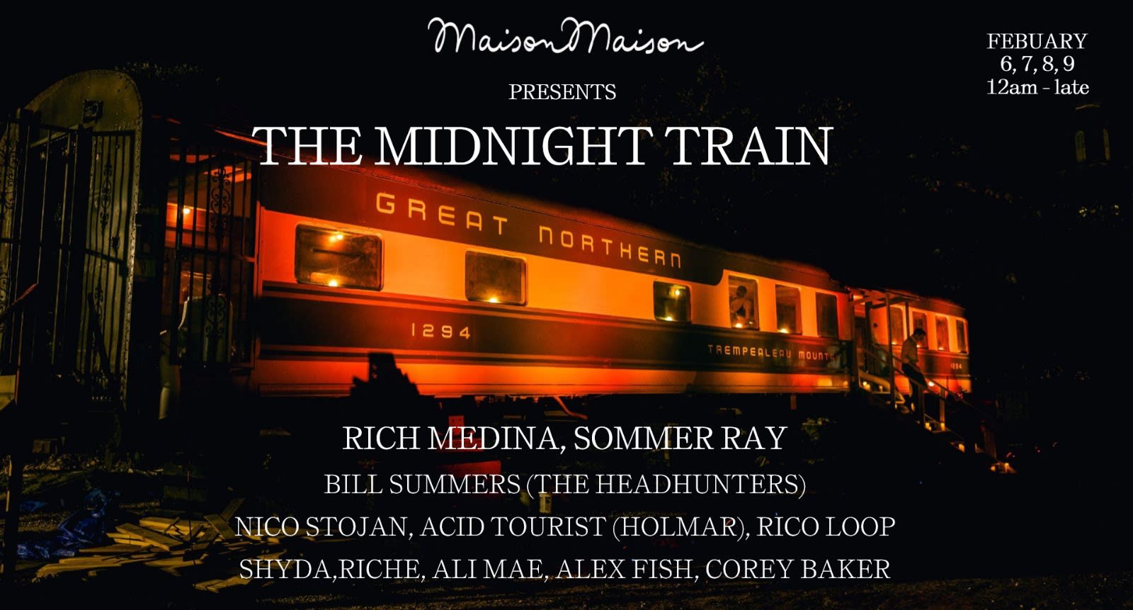 The Midnight Train - 2/7 Late Night Premier (3am - 6am) Cover
