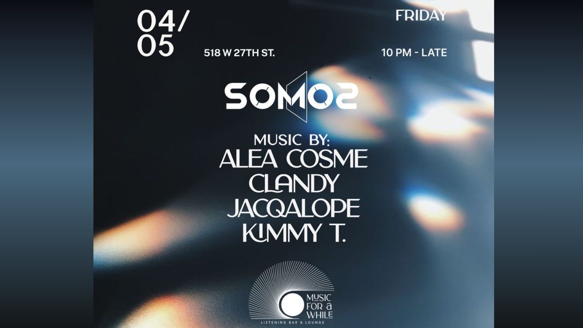 Music For A While: Somos | Fri Apr 5, 2024 Cover