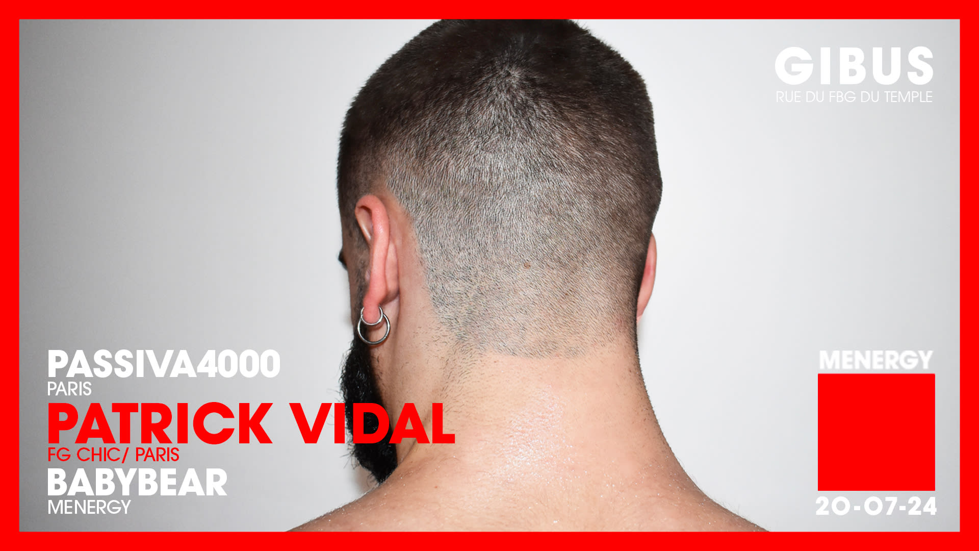 Menergy - Patrick Vidal Cover
