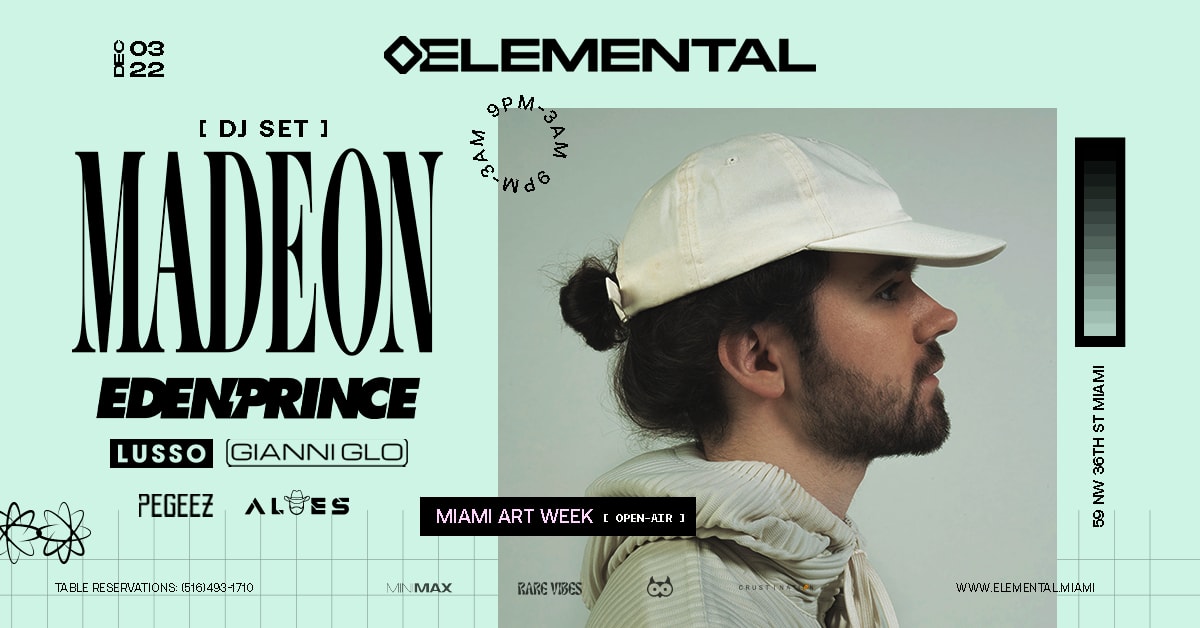 Madeon At Elemental (Art Basel Miami 2022) Cover