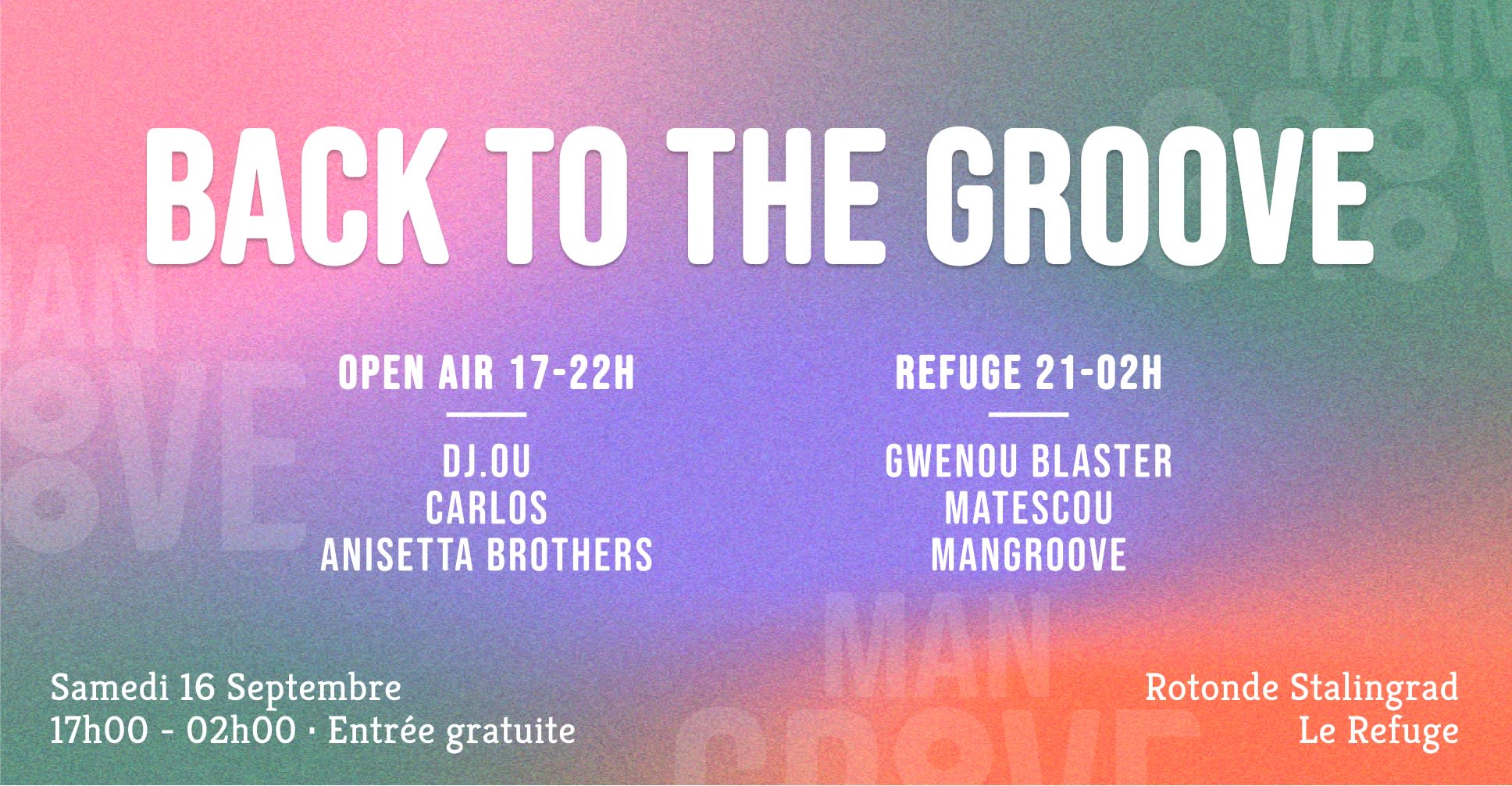 Mangroove Party - Back To The Groove (Open Air + Club) Cover