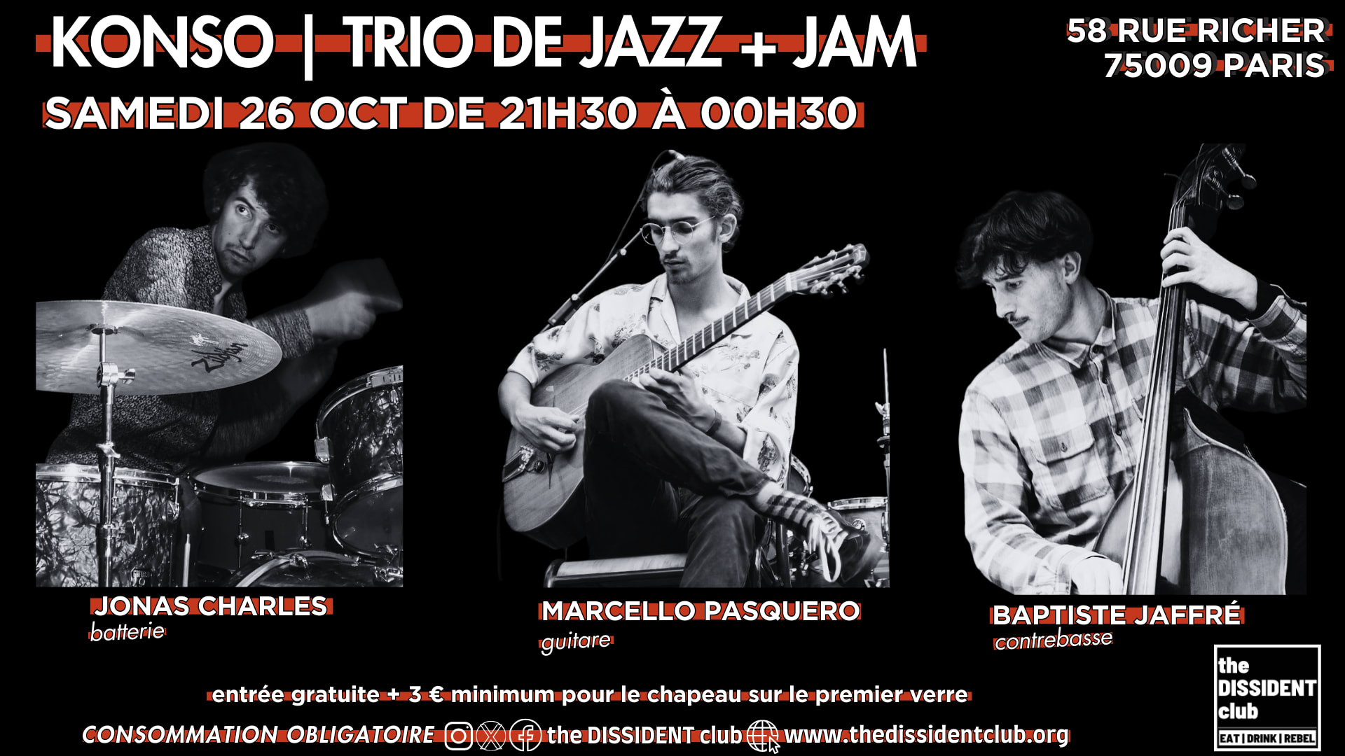 Konso | Trio De Jazz + Jam Cover