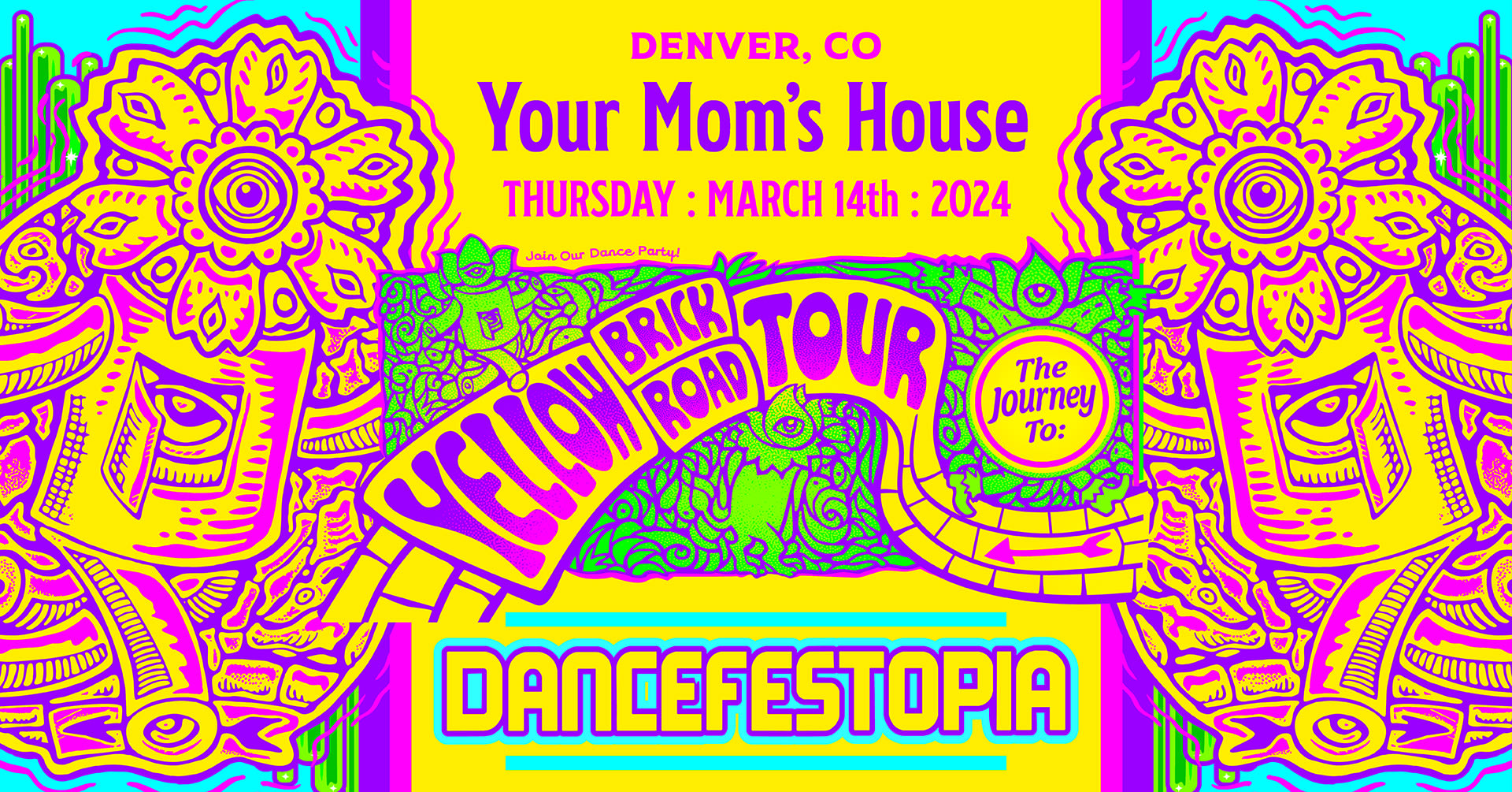 Dancefestopia Yellow Brick Road Tour (Bass) Cover