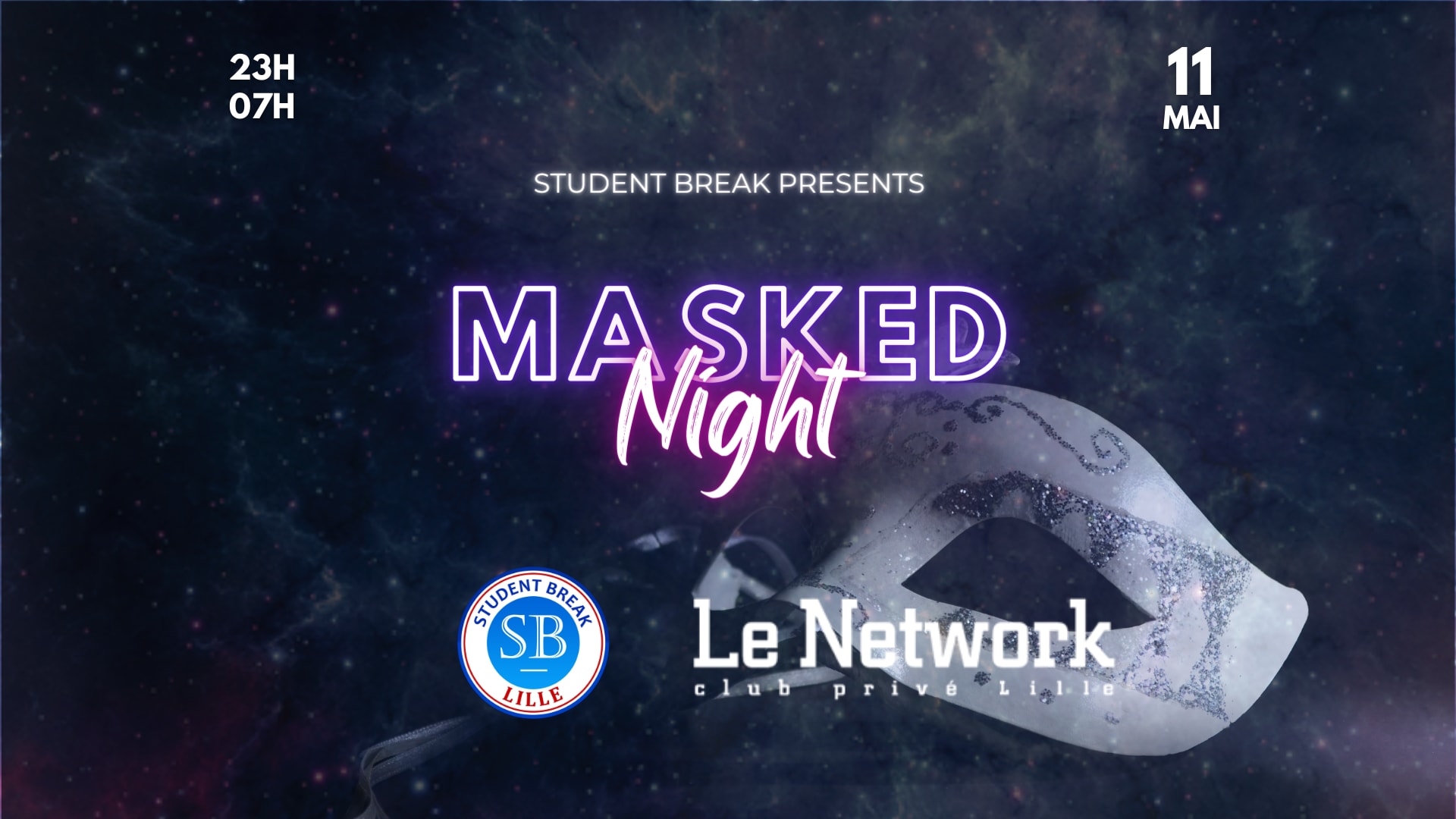 Masked Night : Le Network Cover