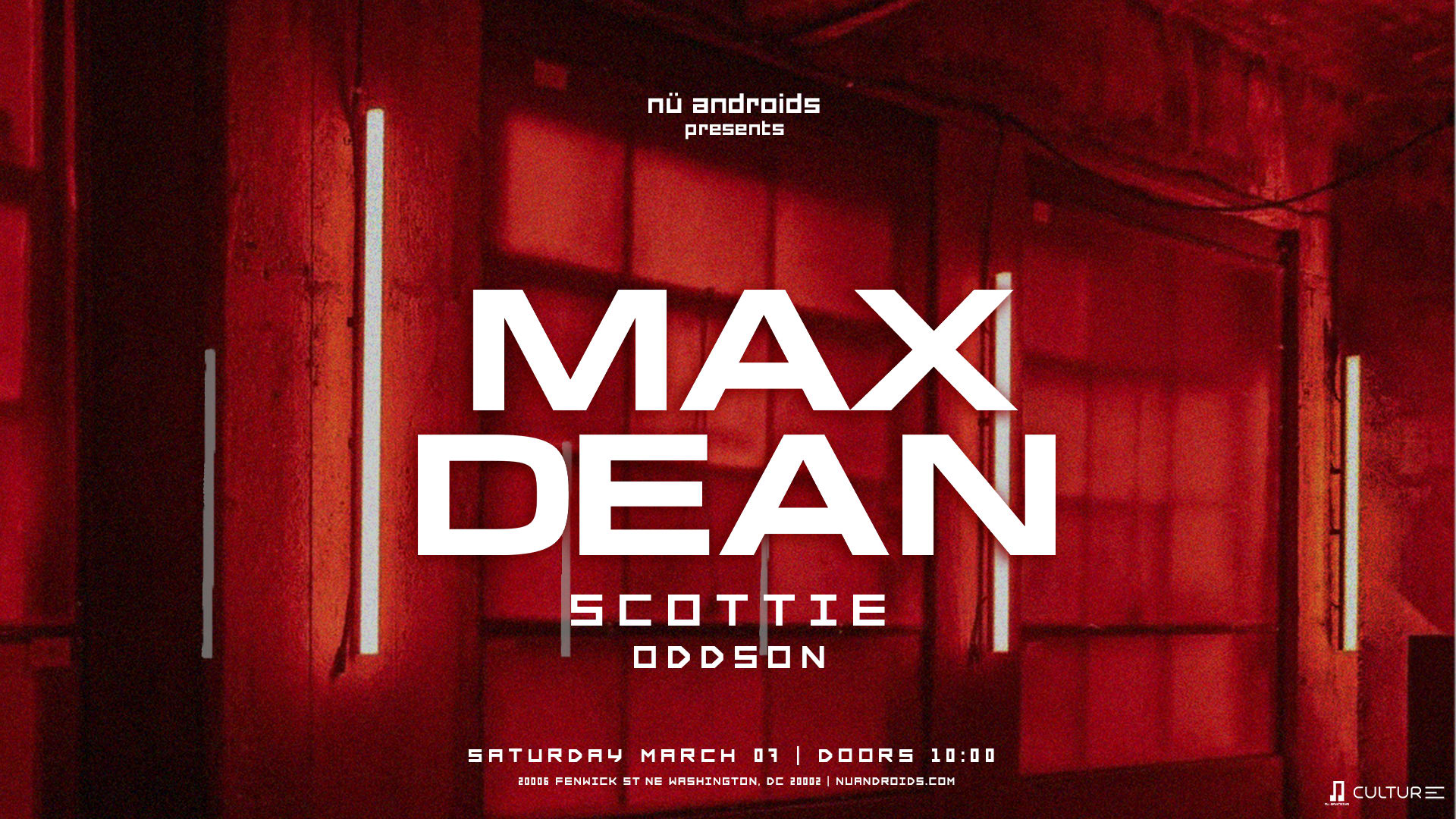 Nü Androids Presents: Max Dean Cover