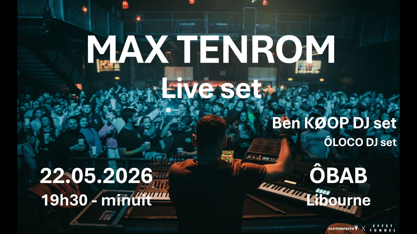 Live Show Electro/Max Tenrom/Guests Cover
