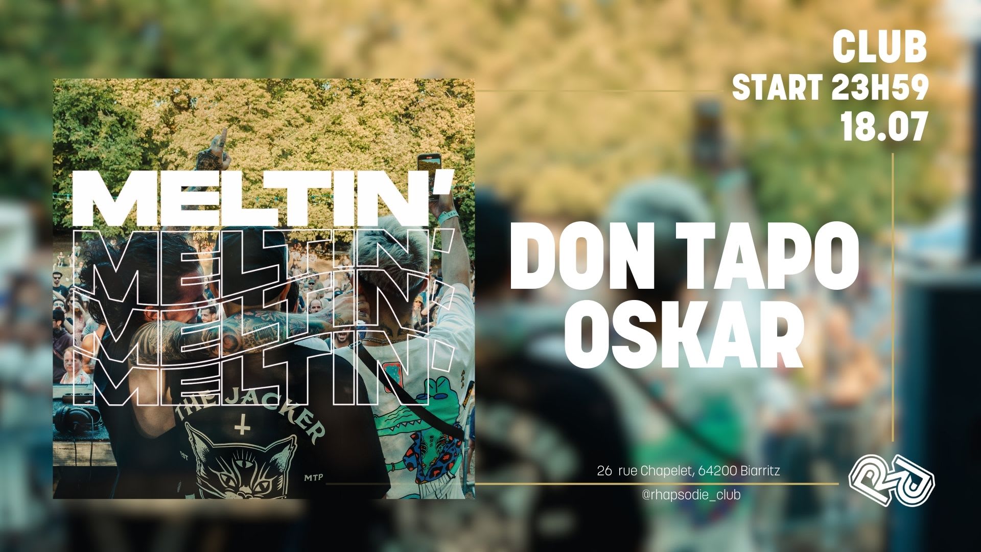 Meltin': Don Tapo • Oskar Cover