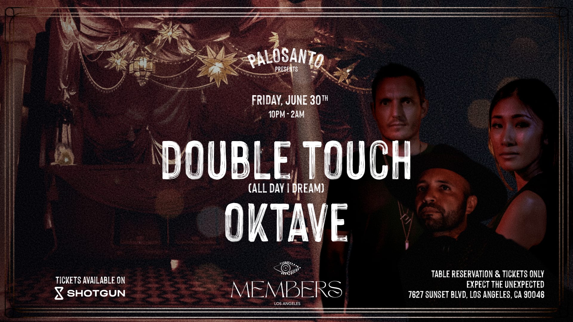 Palosanto X Members Present Double Touch & Oktave Cover