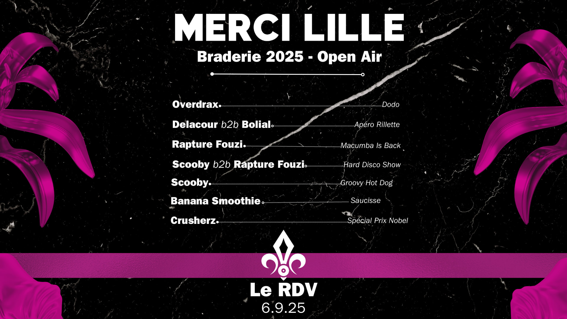 Merci Lille Open Air Braderie 2025 Cover