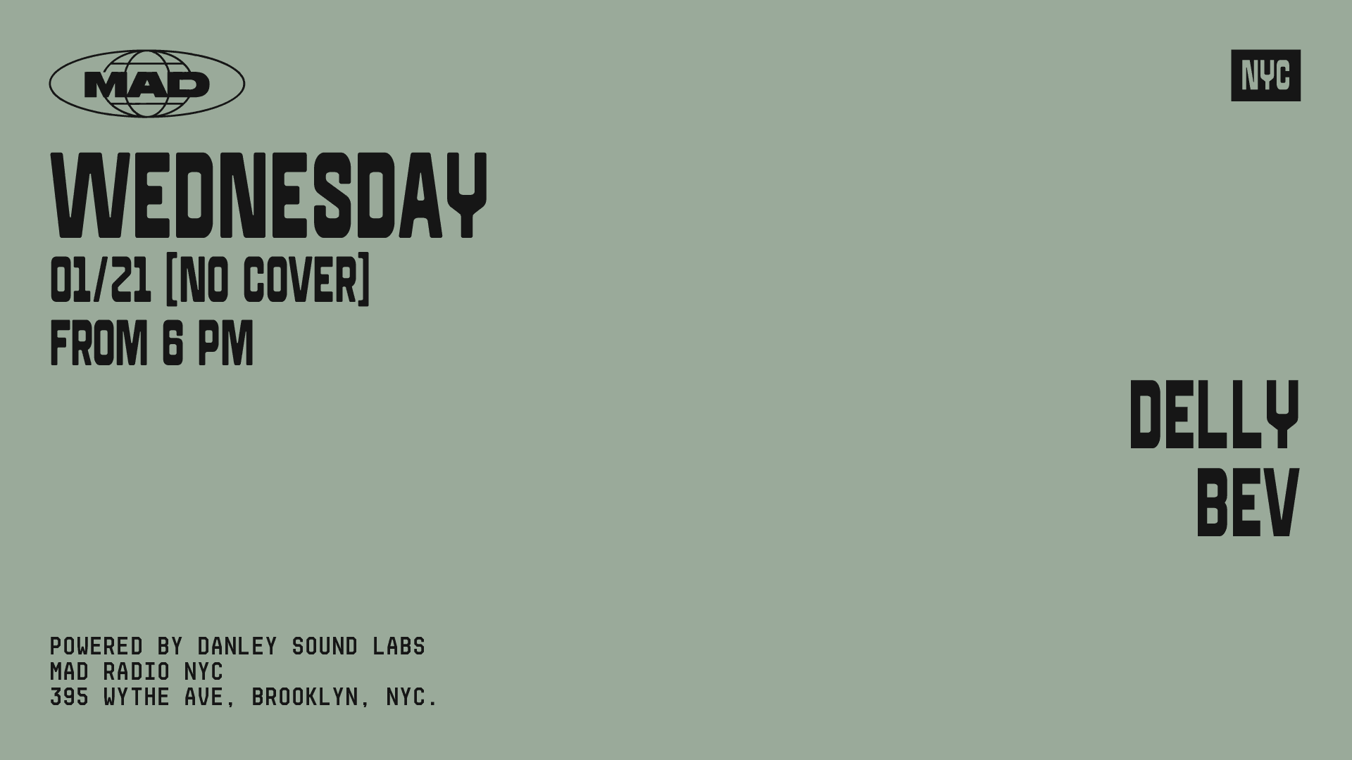 Mad Wednesdays: Delly, Bev Cover
