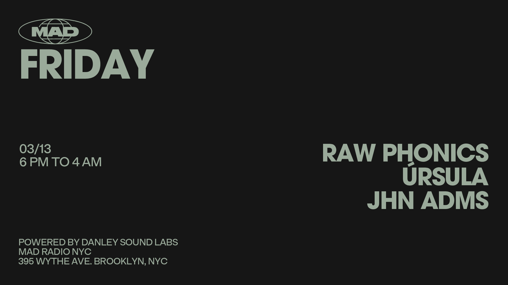 Raw Phonics, Úrsula, Jhn Adms Cover