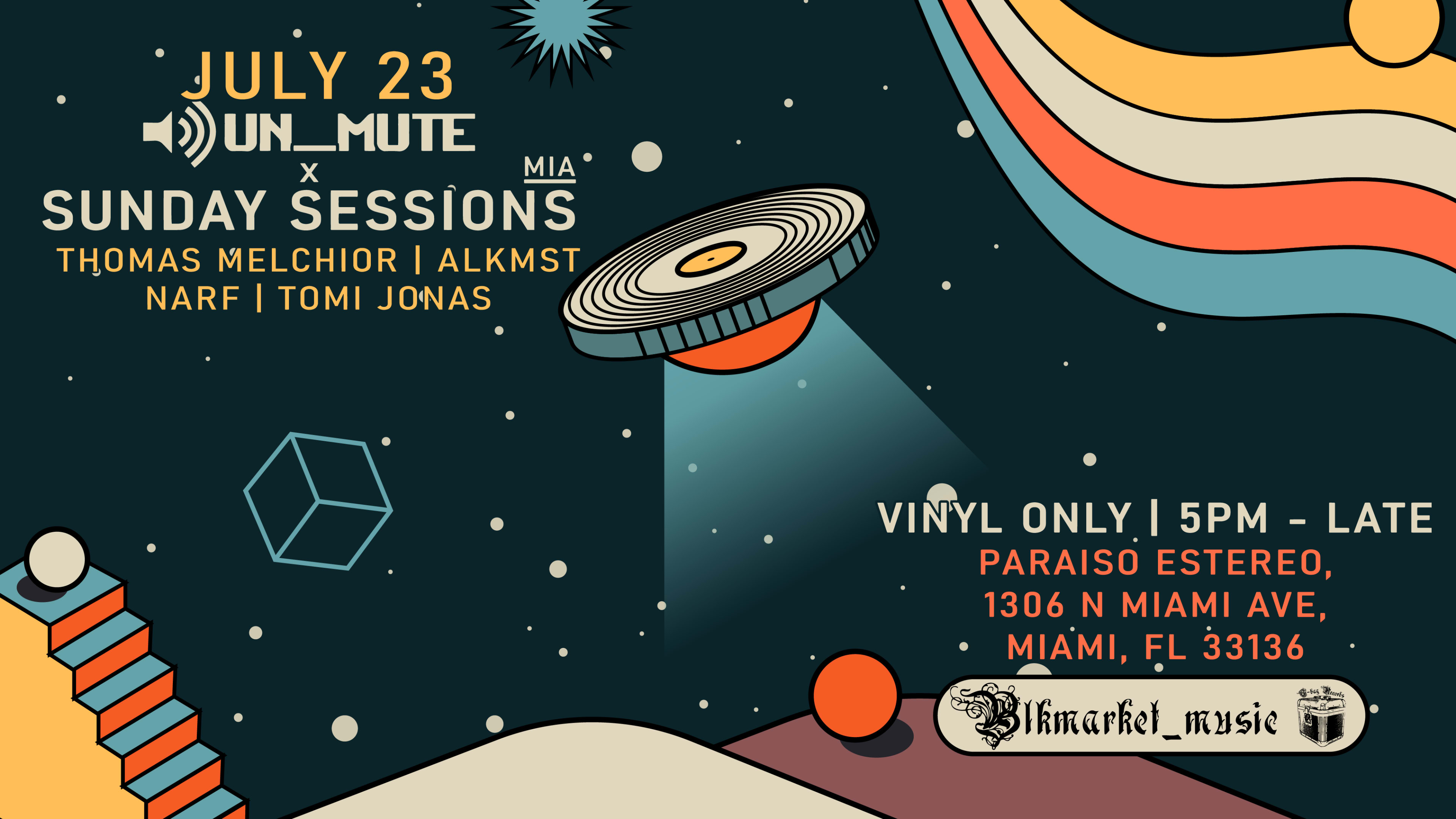 Thomas Melchior At Un_Mute X Sunday Sessions Mia (Vnl Only) Cover