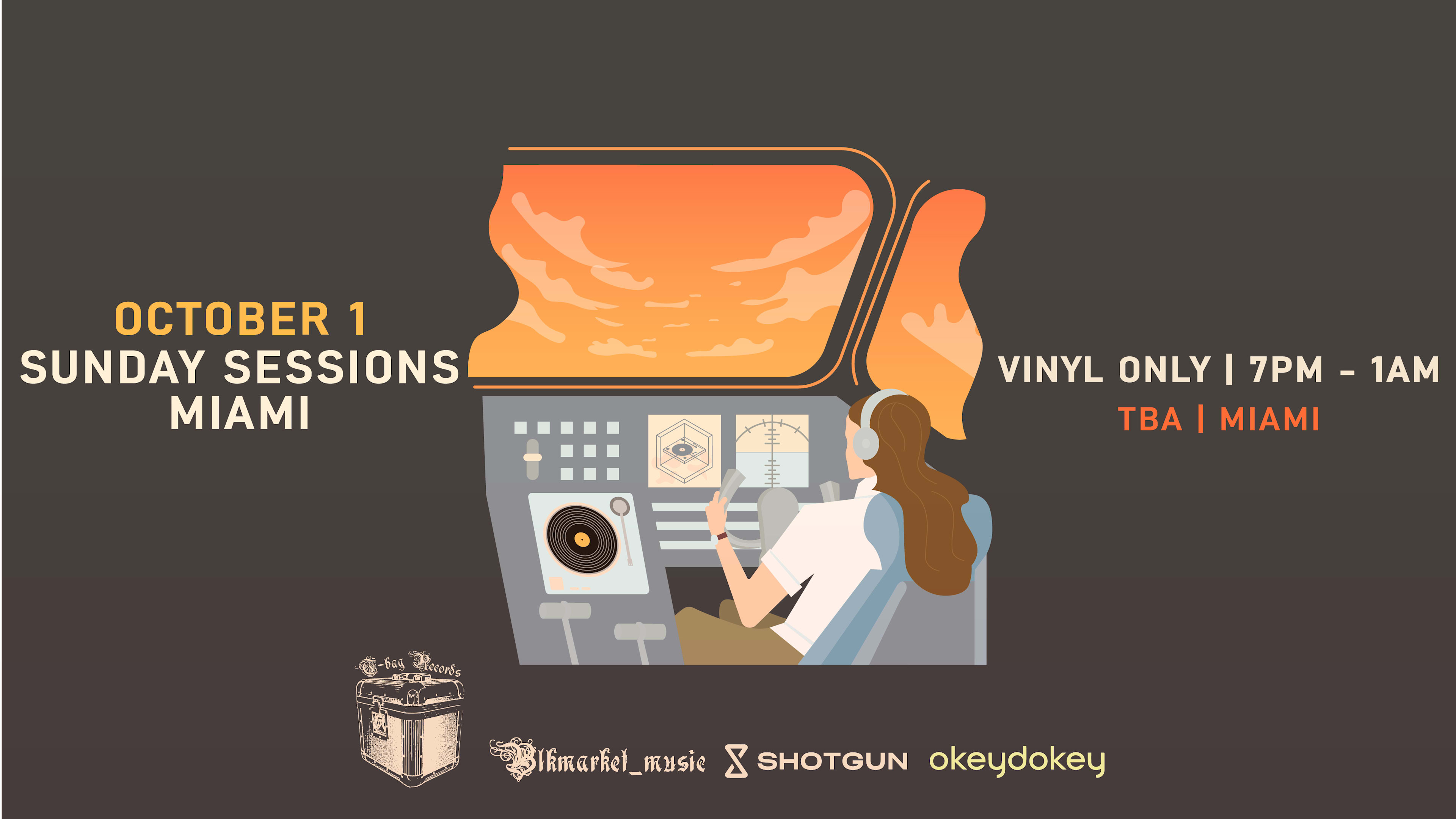 Sunday Sessions Miami (Vinyl Only) Oct1 Cover