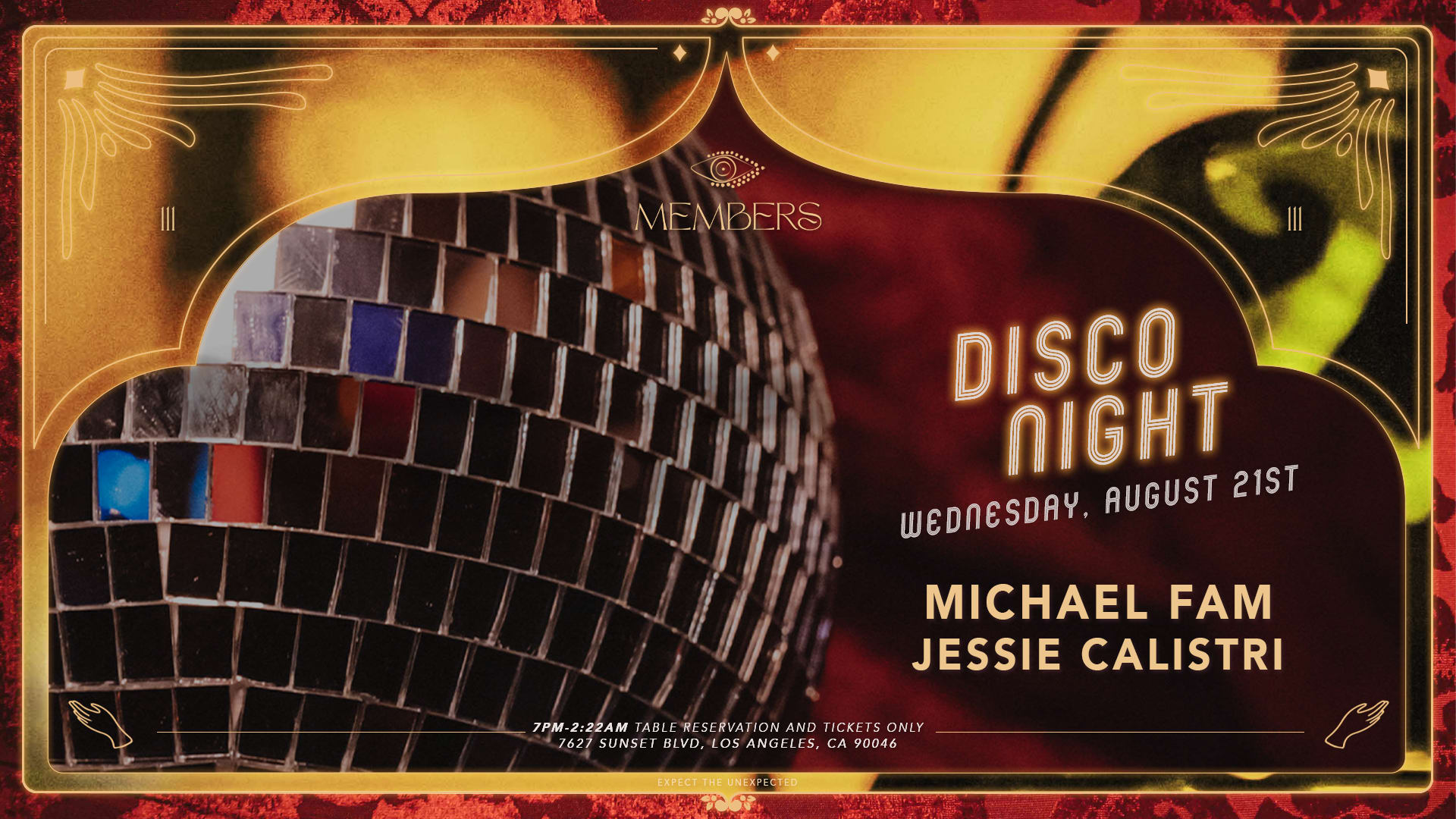 Disco Night - Michael Fam & Jessie Calistri Cover