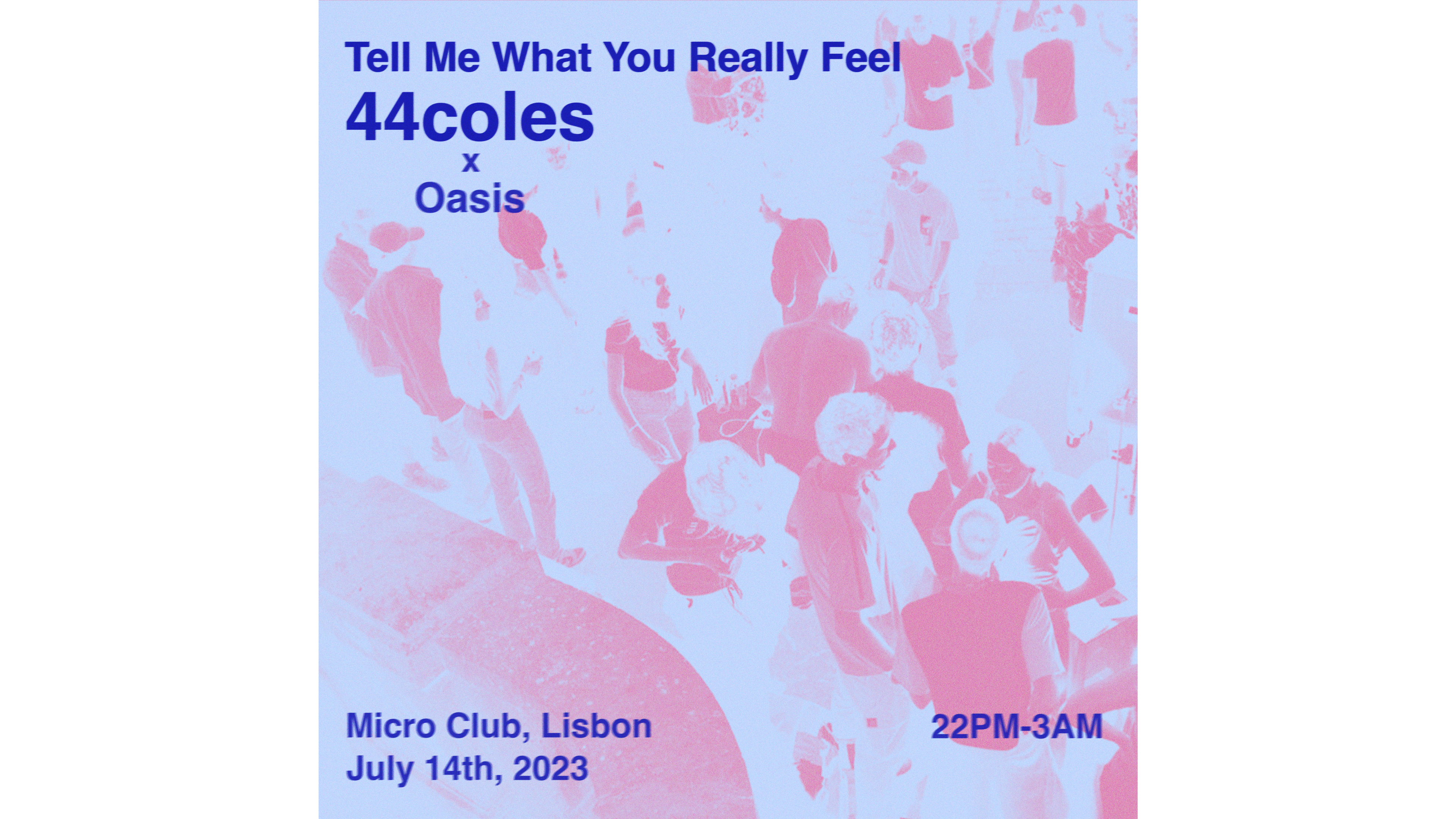 Tell Me What You Really Feel - 44coles X Oasis Cover