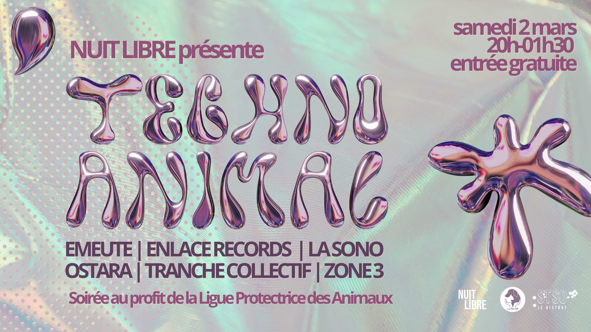 Techno Animal Au Profit De La Lpa Cover