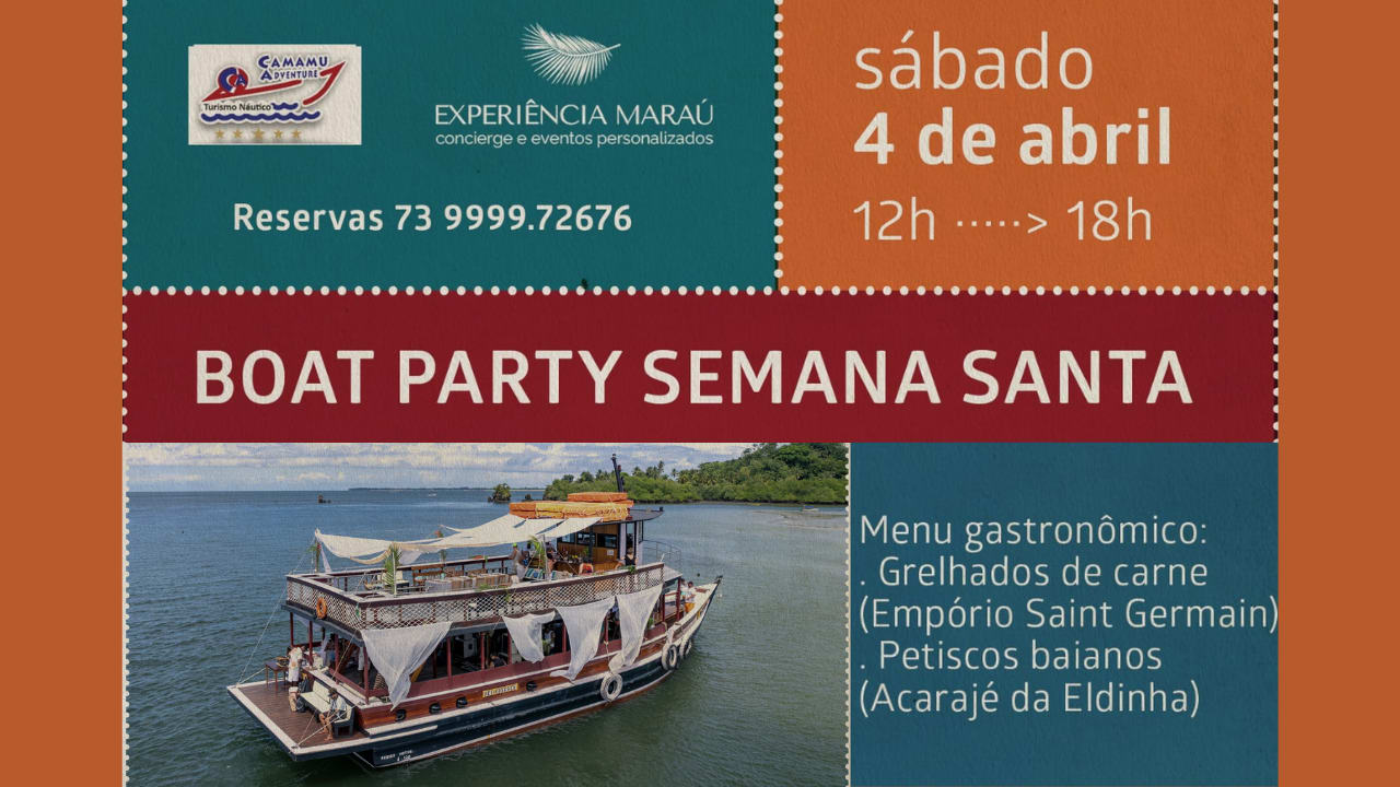 Boat Party Semana Santa 4 Abril 2026 Cover