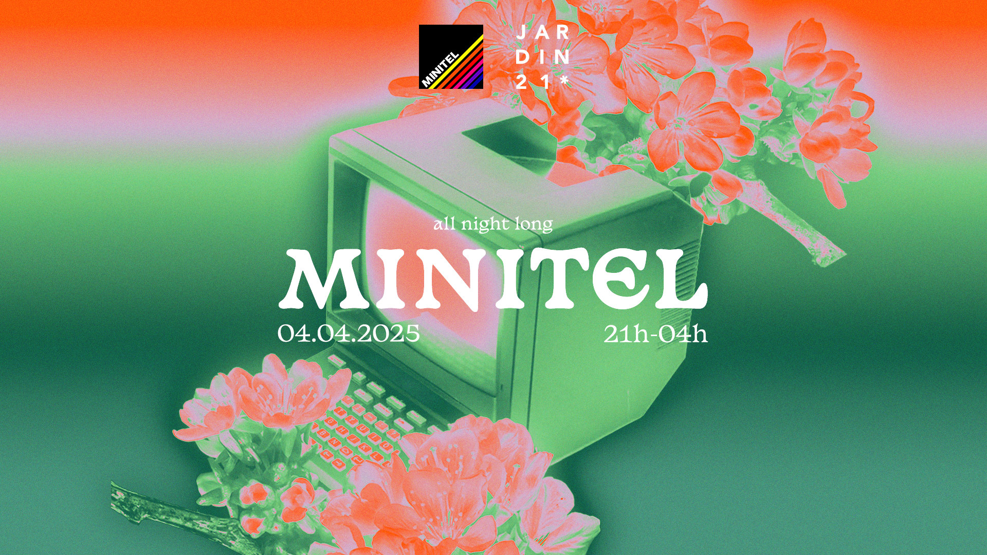Réouverture Jardin21 : Minitel ~ Open Air Cover