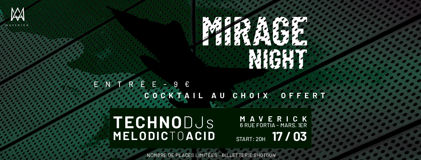 Mirage Night : Melodic To Acid Cover
