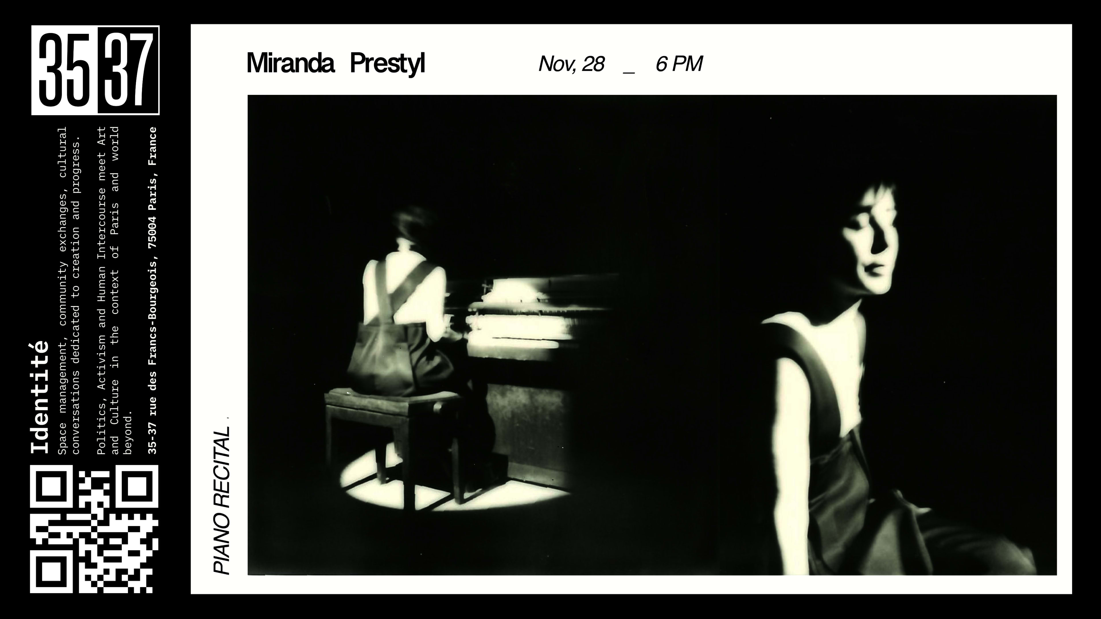 Miranda Prestyl Piano Recital @ 3537 Cover