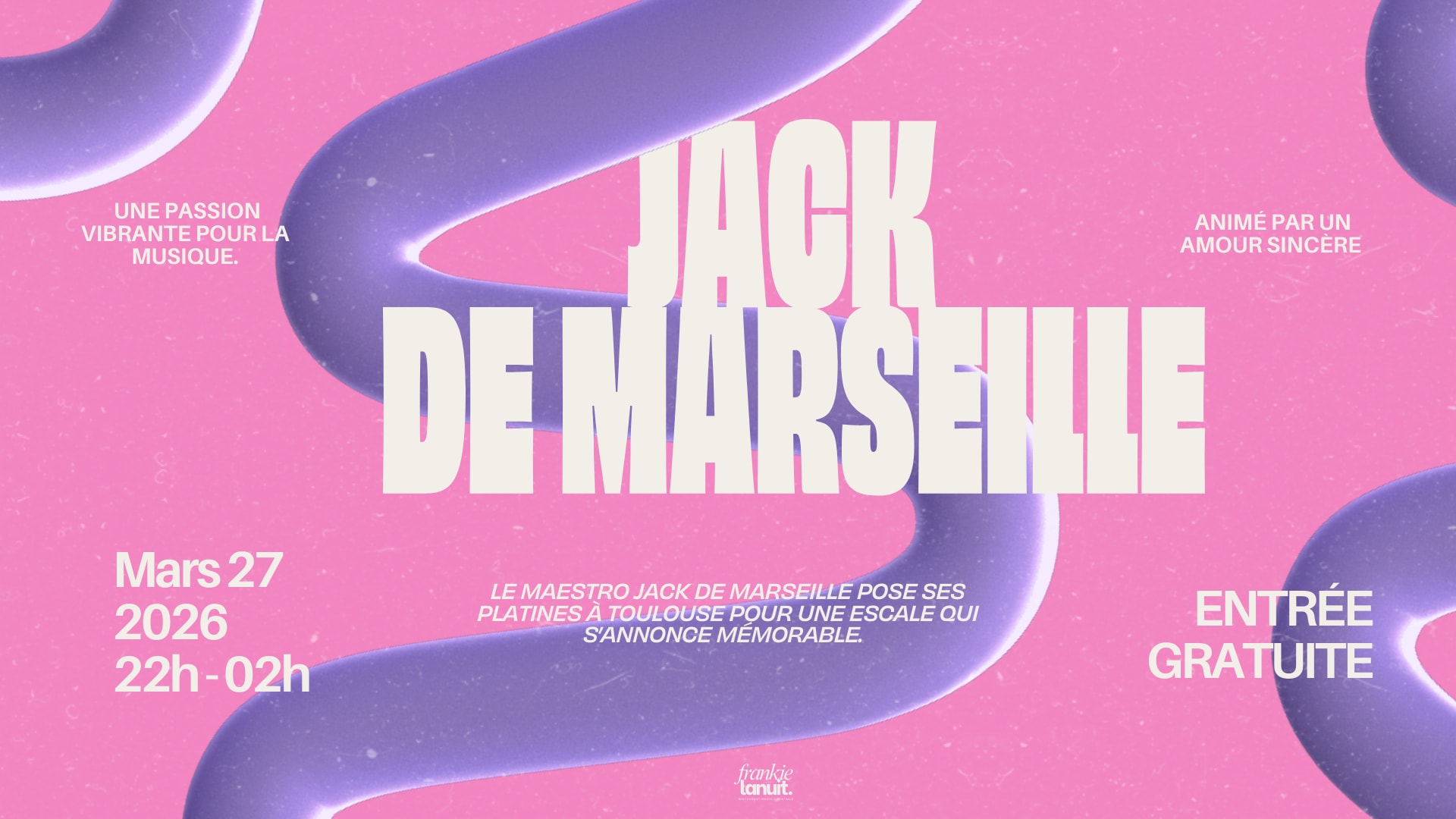 Soirée Electro - Jack De Marseille - 27 Mars Cover