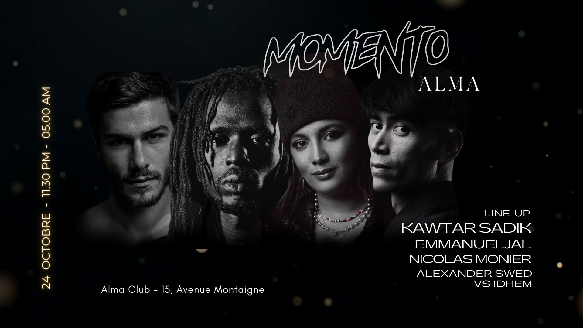 Alma Club Montaigne X Momento Cover