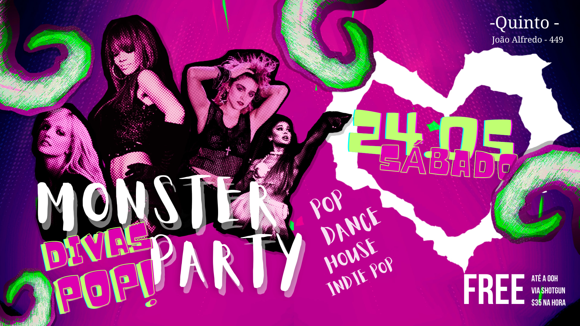 Monster Party (24.05) Sábado! Cover