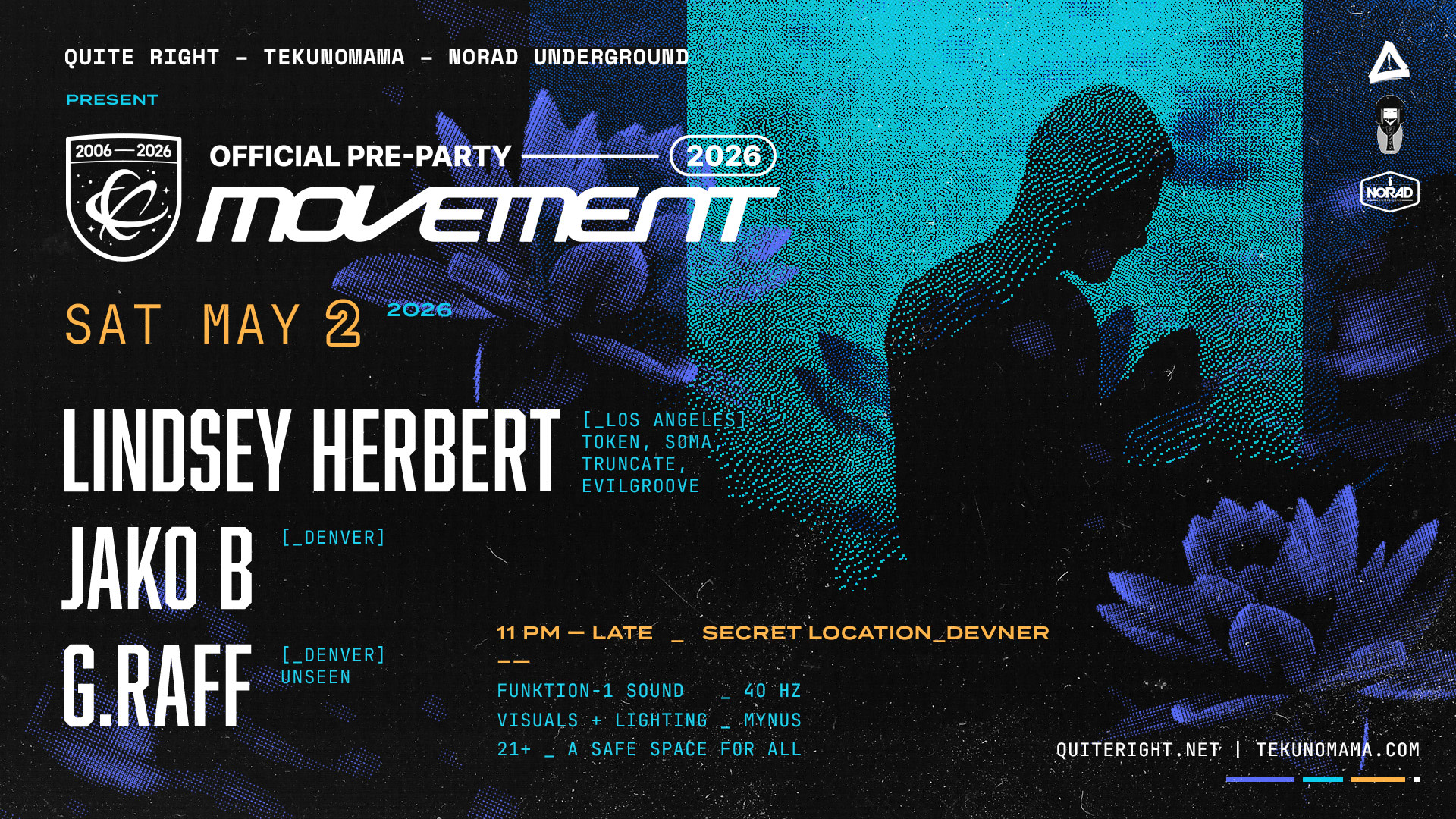 Official Movement Pre-Party W/ Lindsey Herbert Cover