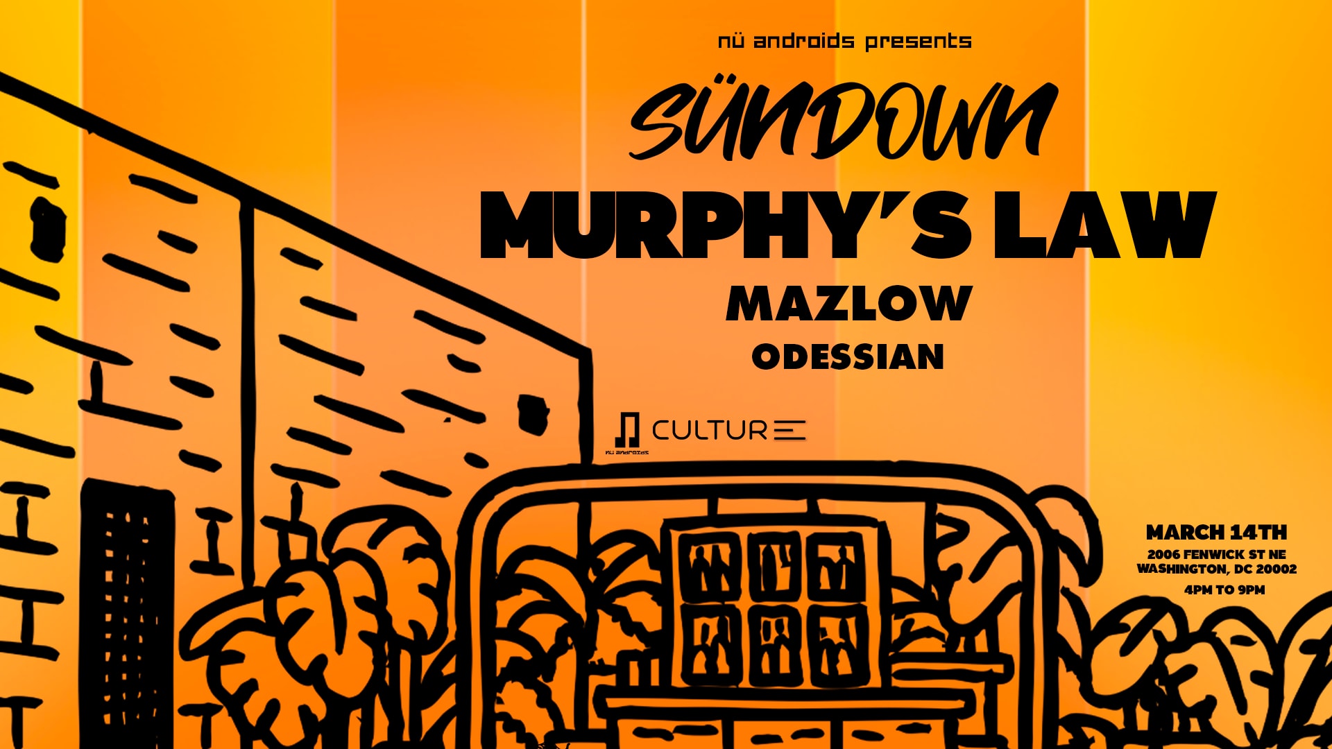 Nü Androids Presents Sündown: Murphy's Law Cover
