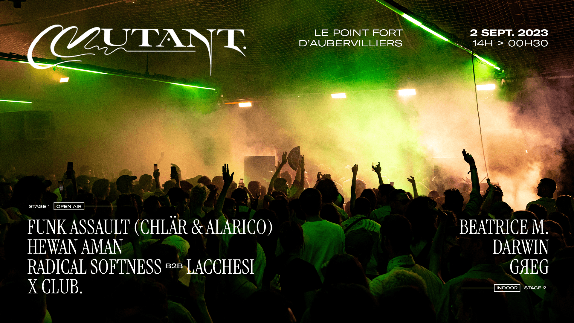 [Open Air]Mutant.: X Club., Funk Assault, Lacchesi, Greg ... Cover