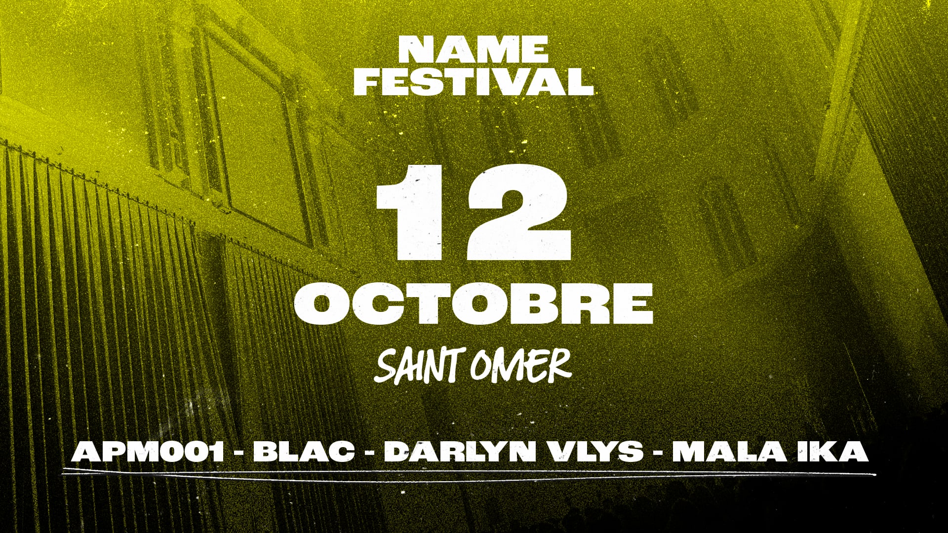 Name Festival À Saint Omer 2024 Cover