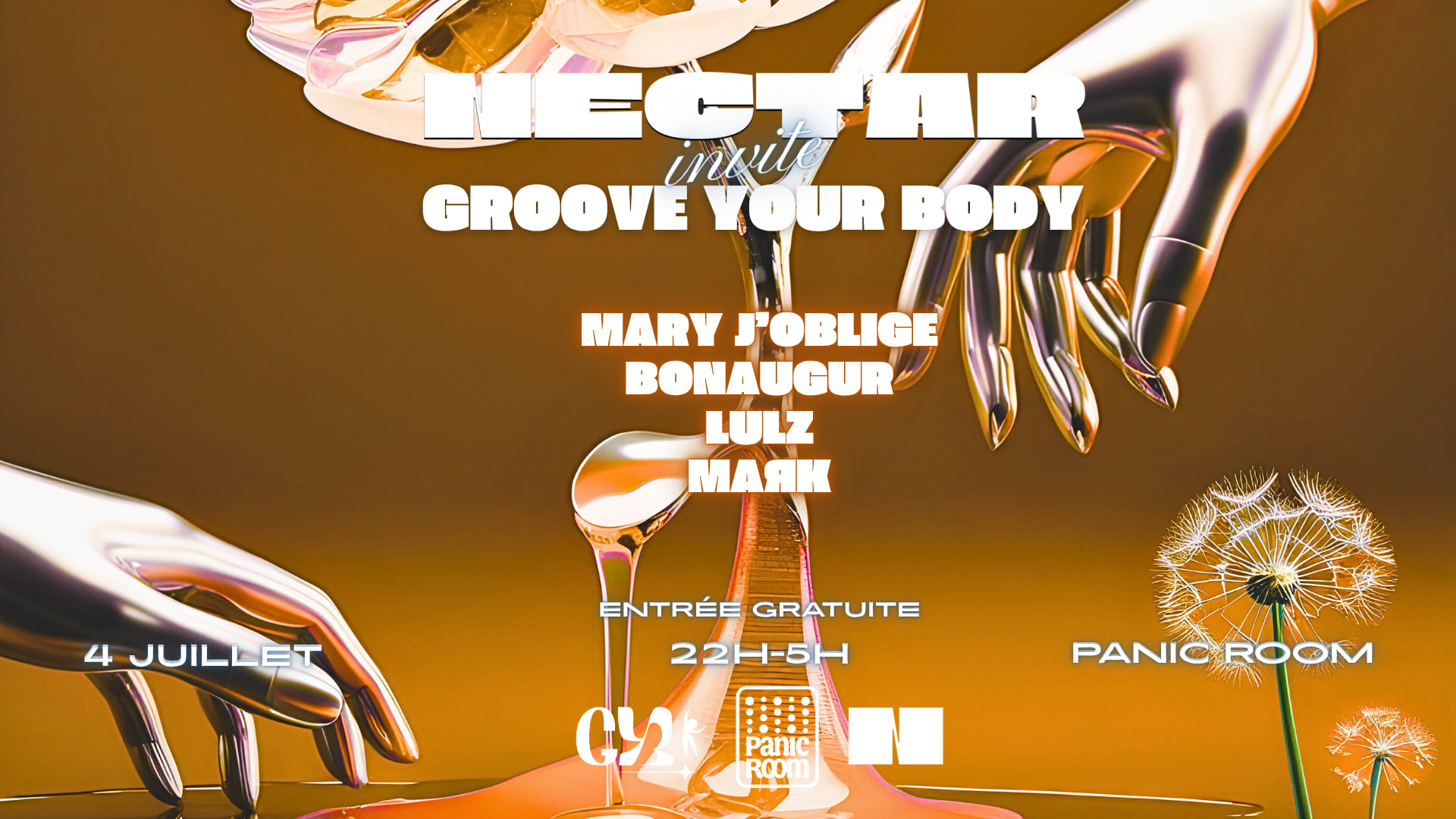 Nectar Invite Groove Your Body Cover